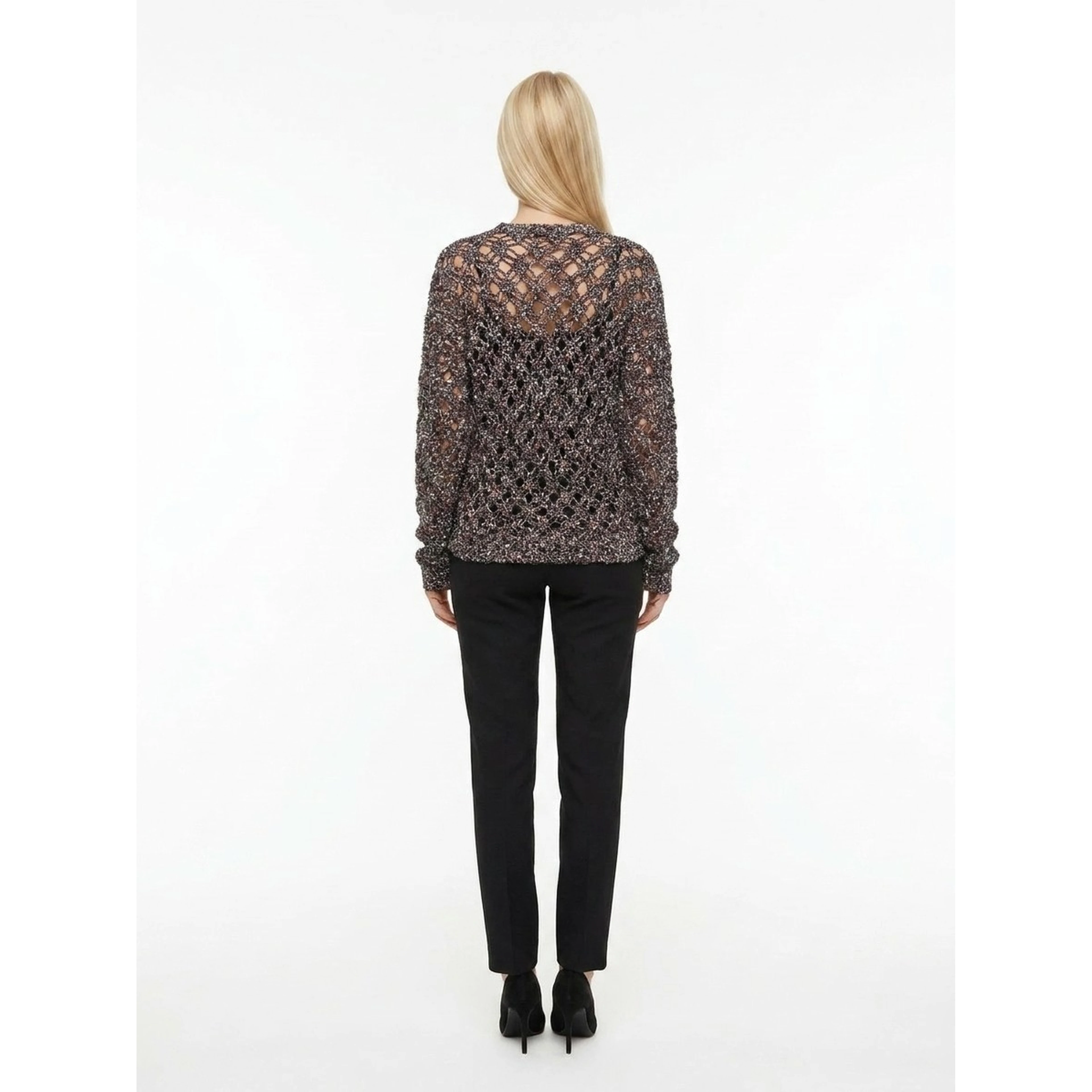 Blue Cashmere Sweatshirt