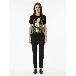 Multicolor Silk T-Shirt