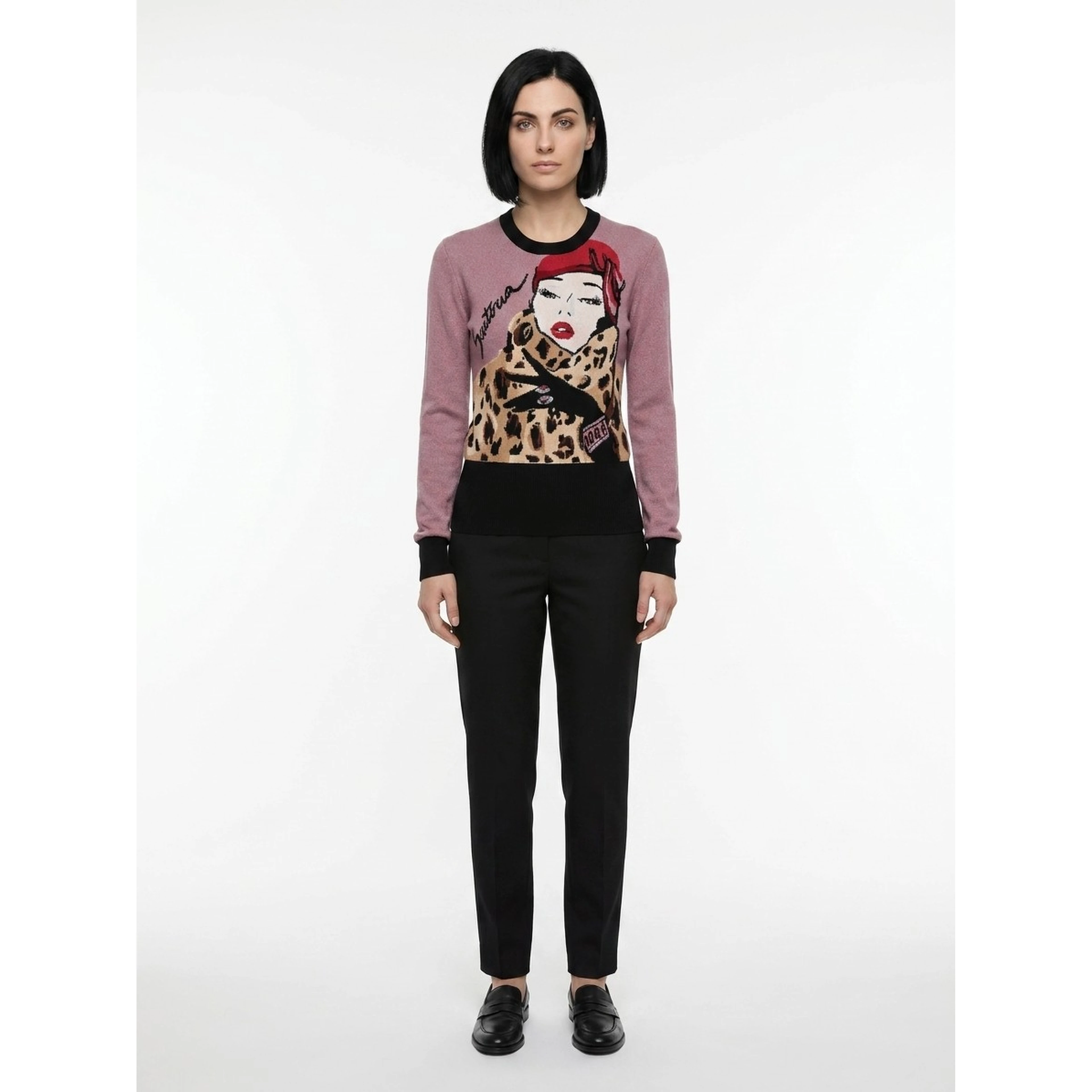 Multicolor Cashmere Sweatshirt