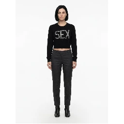 Black Cashmere Sweatshirt
