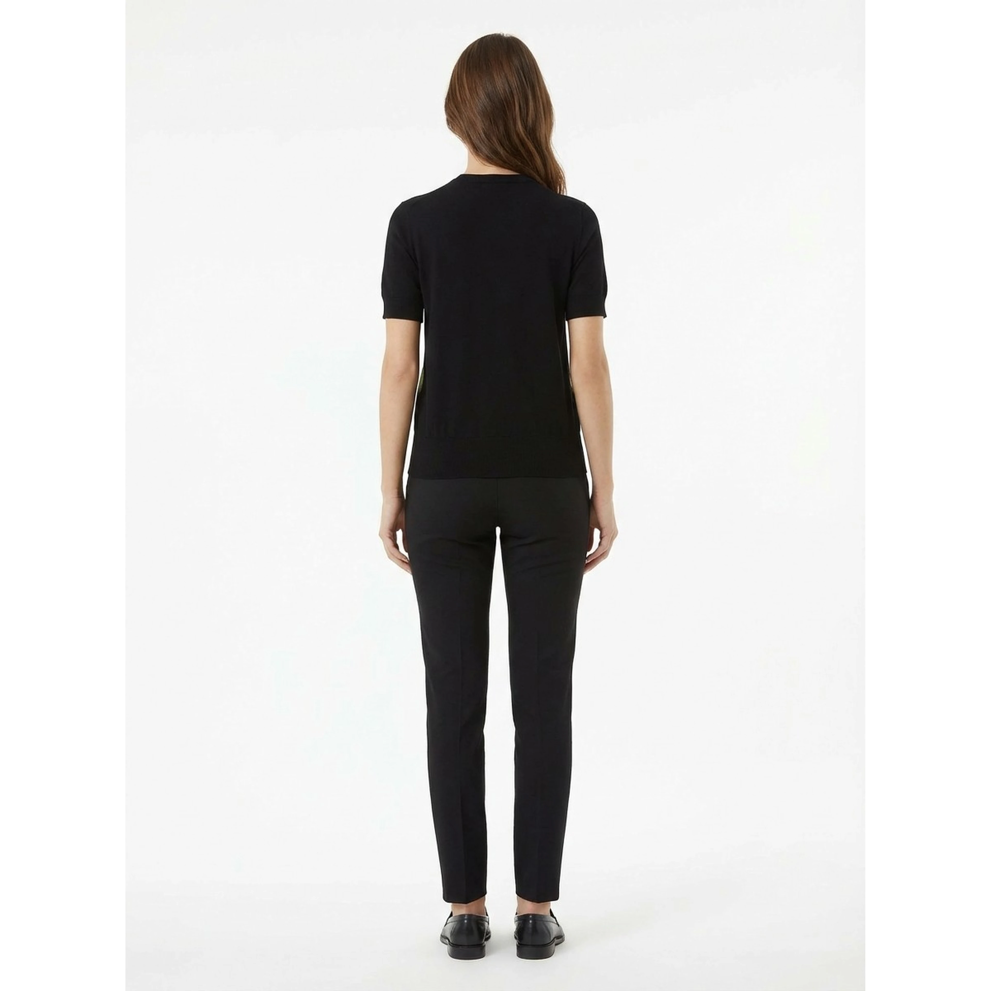 Multicolor Silk T-Shirt