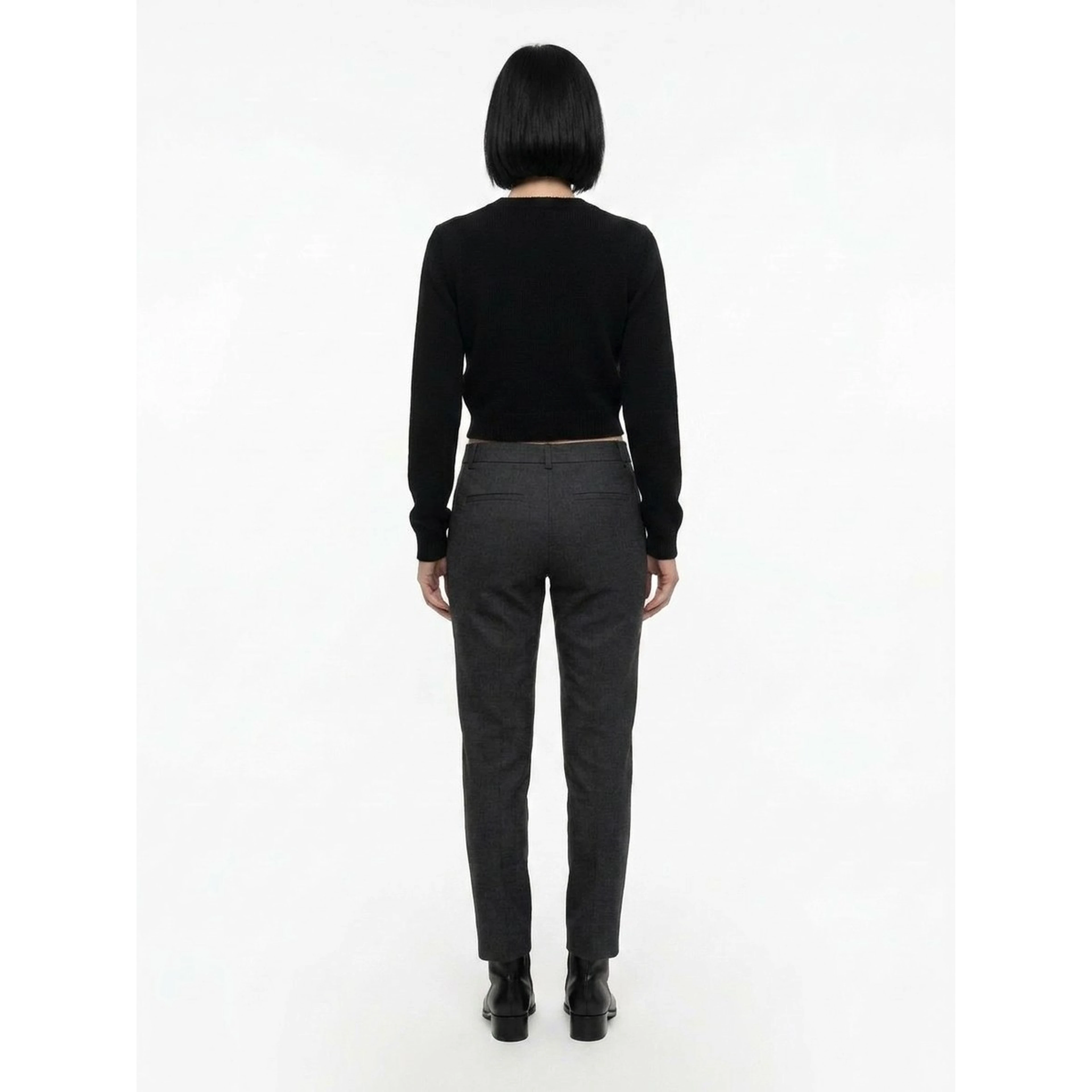 Black Cashmere Sweatshirt