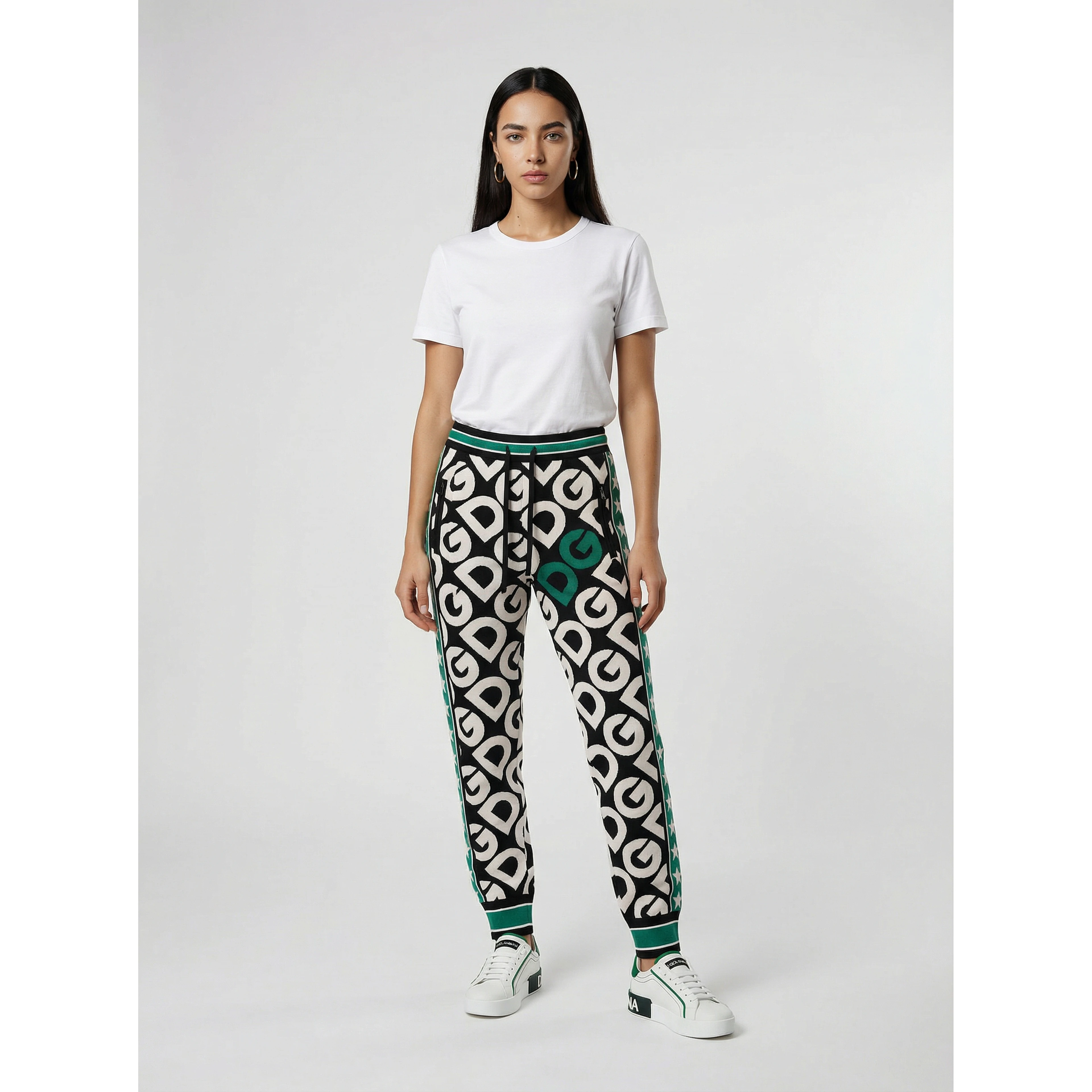 Multicolor Polyamide Joggers (Workout Pants)