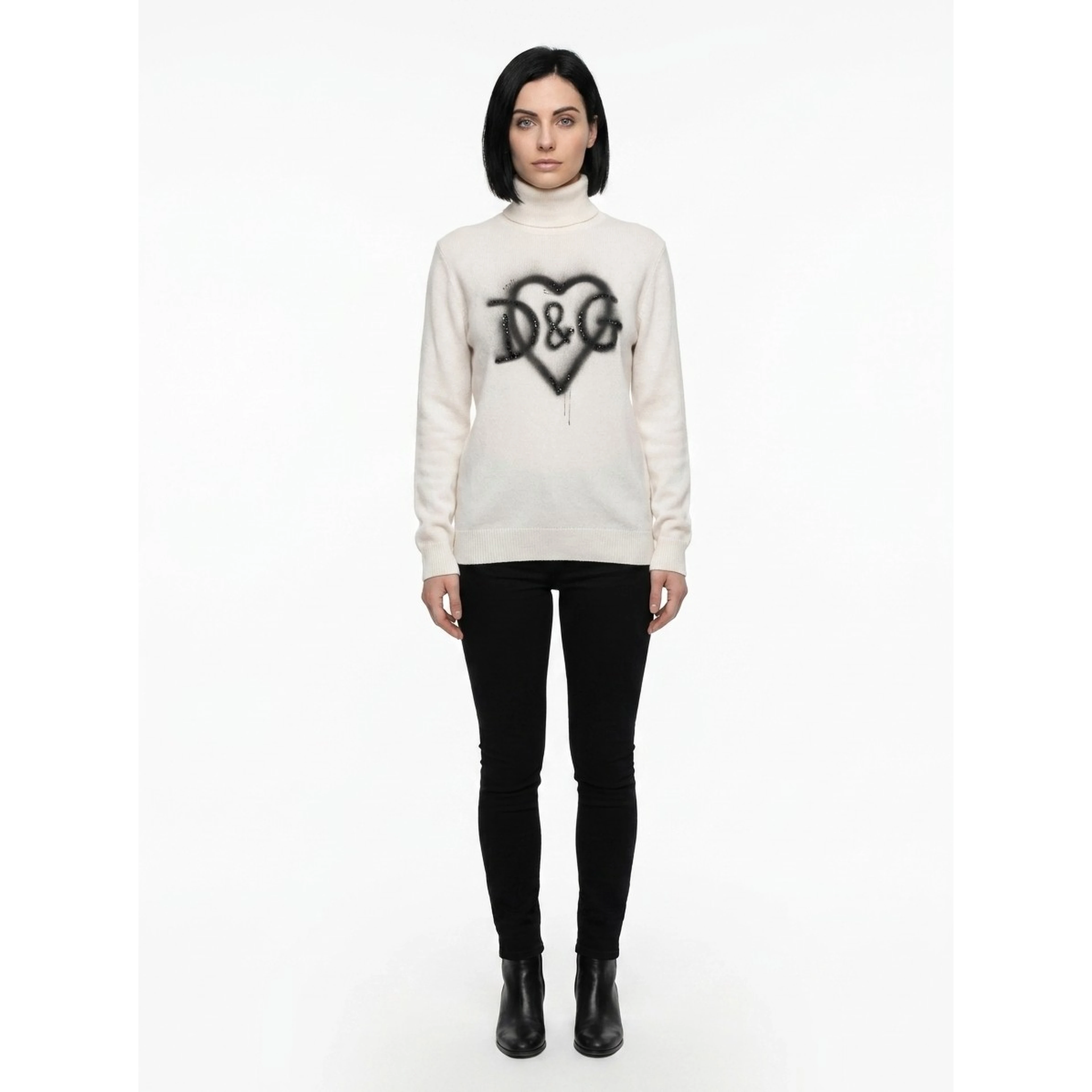 White Cashmere Turtleneck