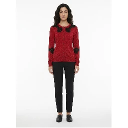 Red Cotton Cardigan