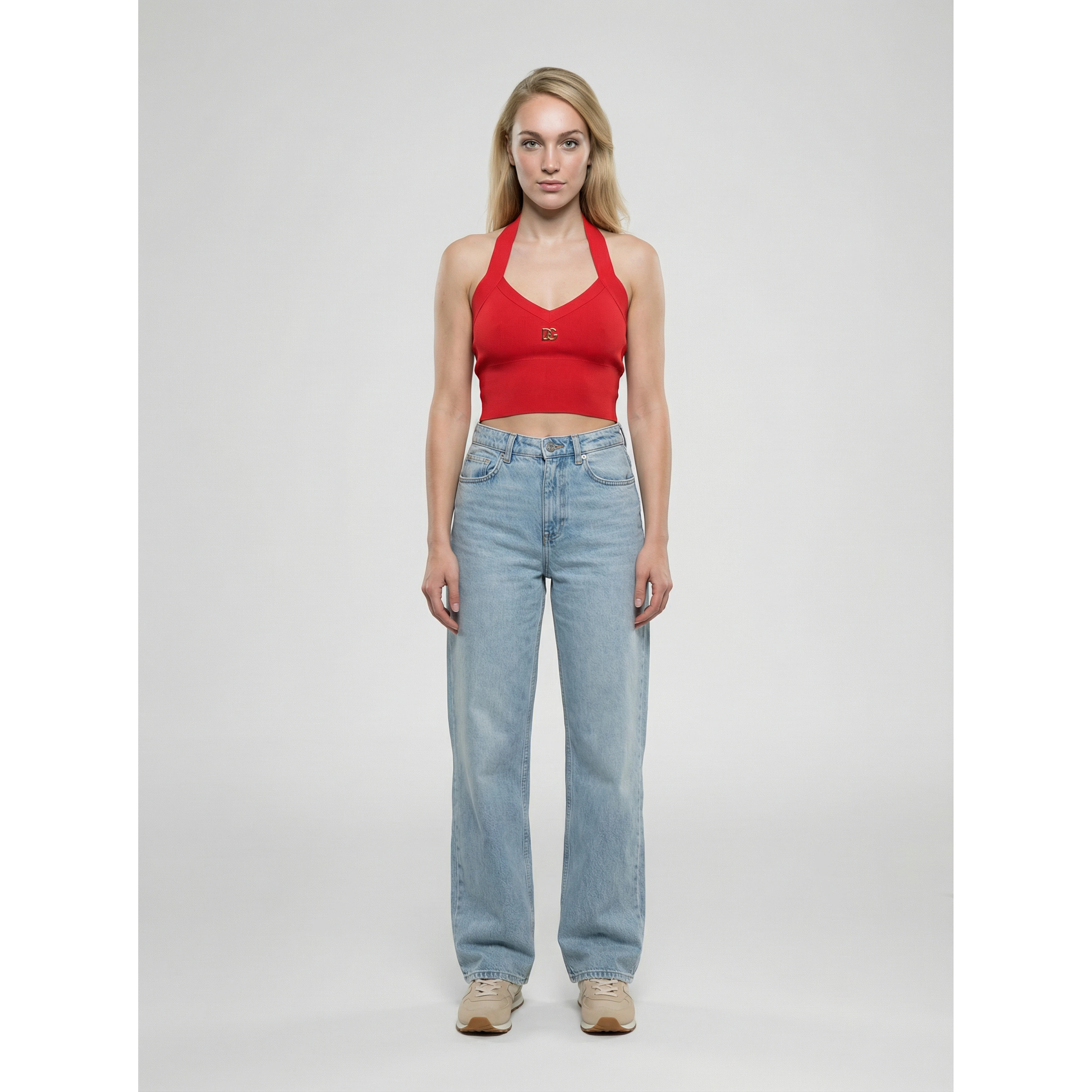 Red Cashmere Tank Tops