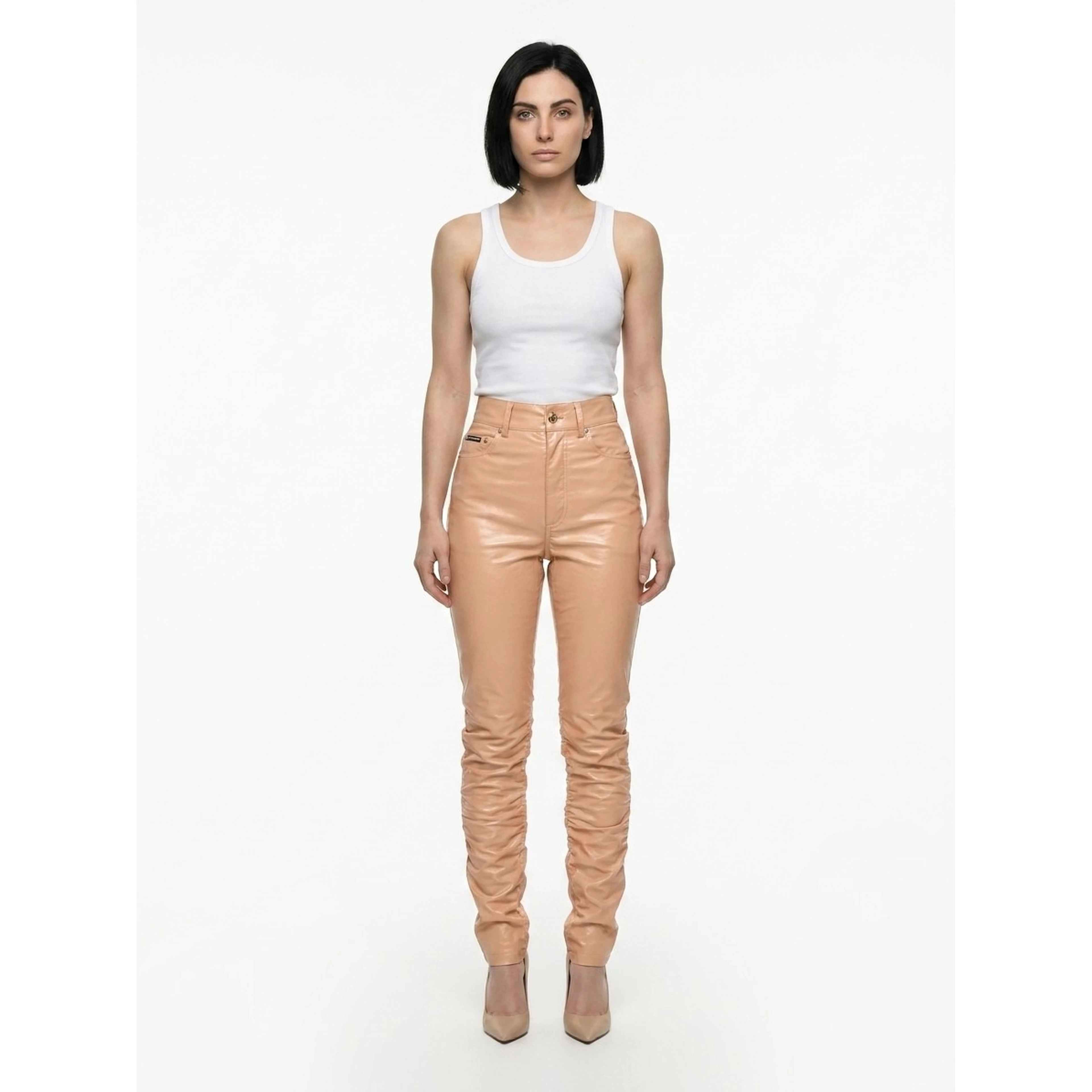 Pink Leather Pants