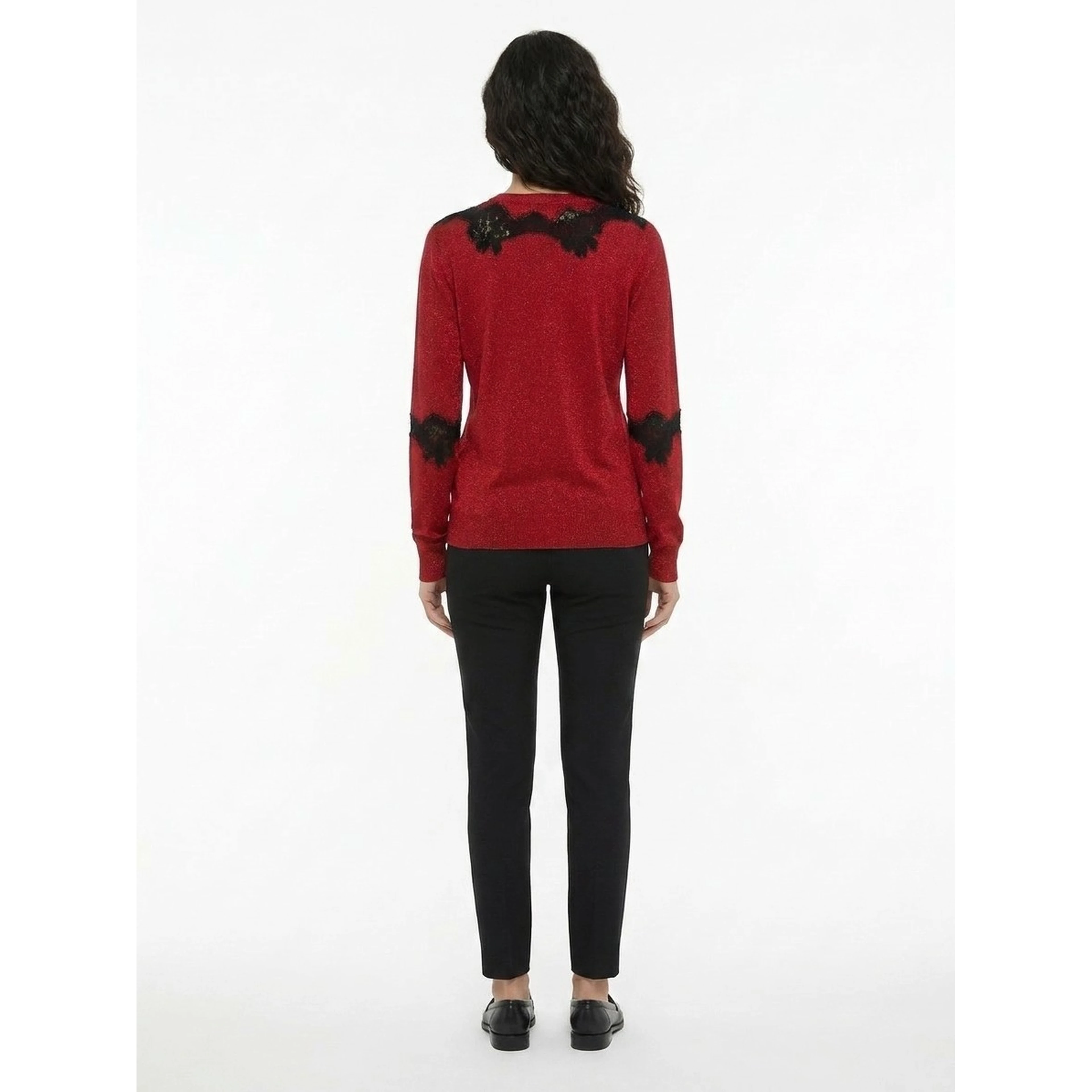 Red Cotton Cardigan