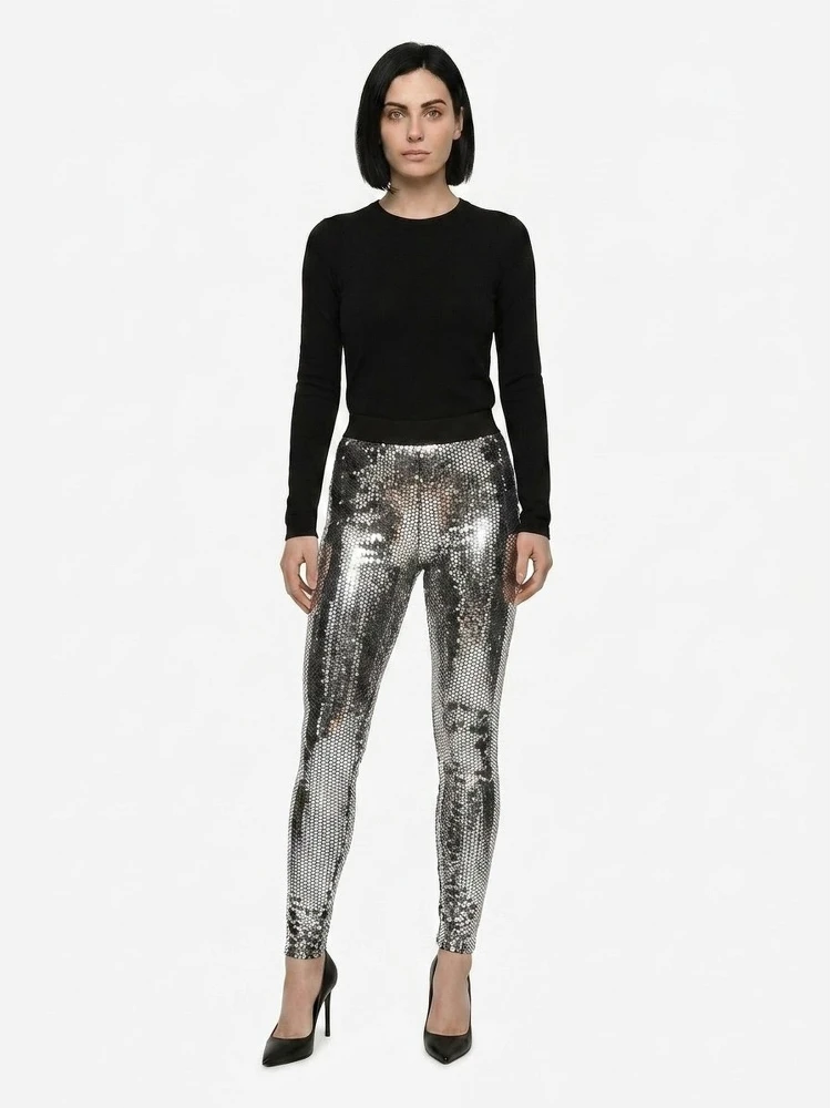 Silver Cotton Leggings alternative