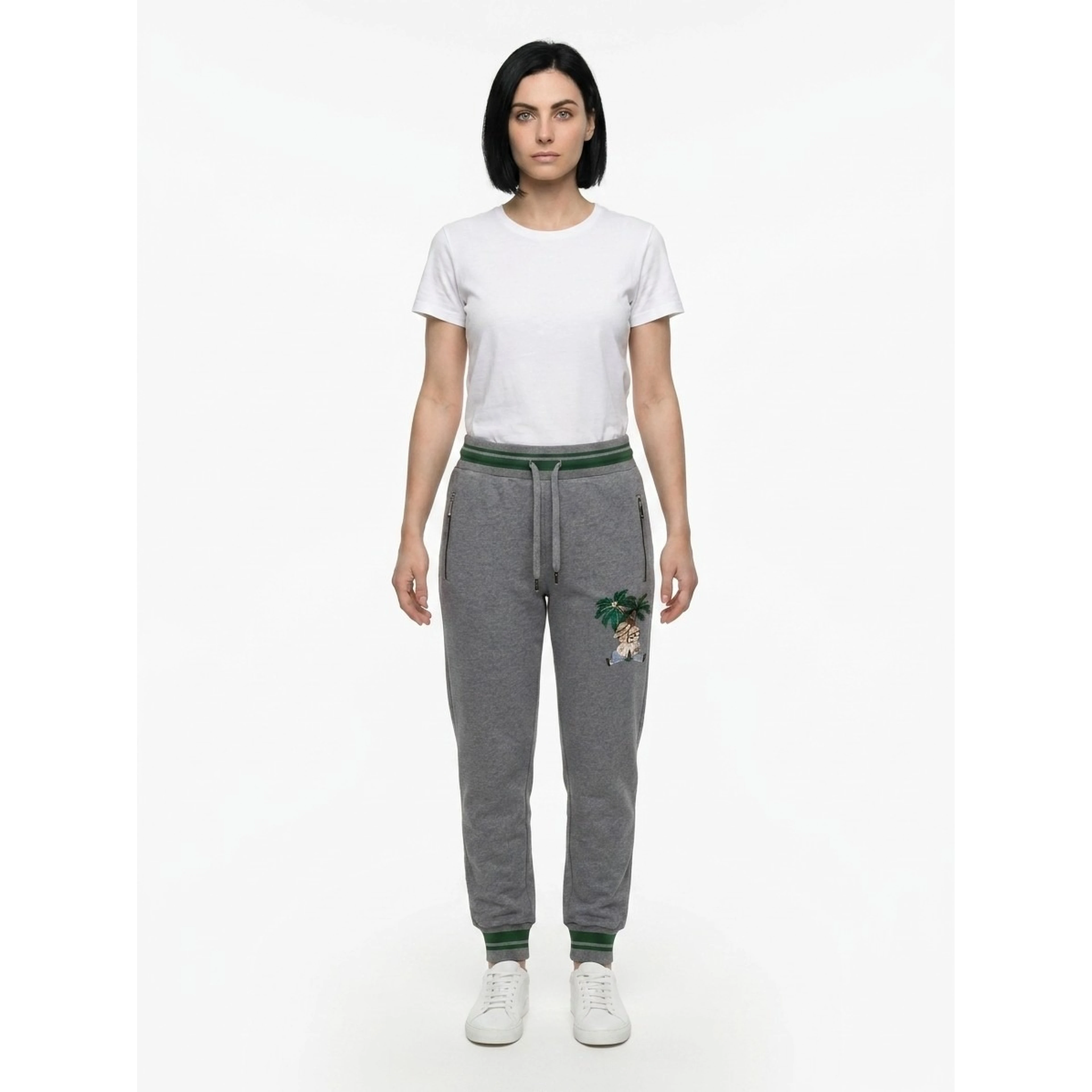 Gray Cotton Joggers (Workout Pants)