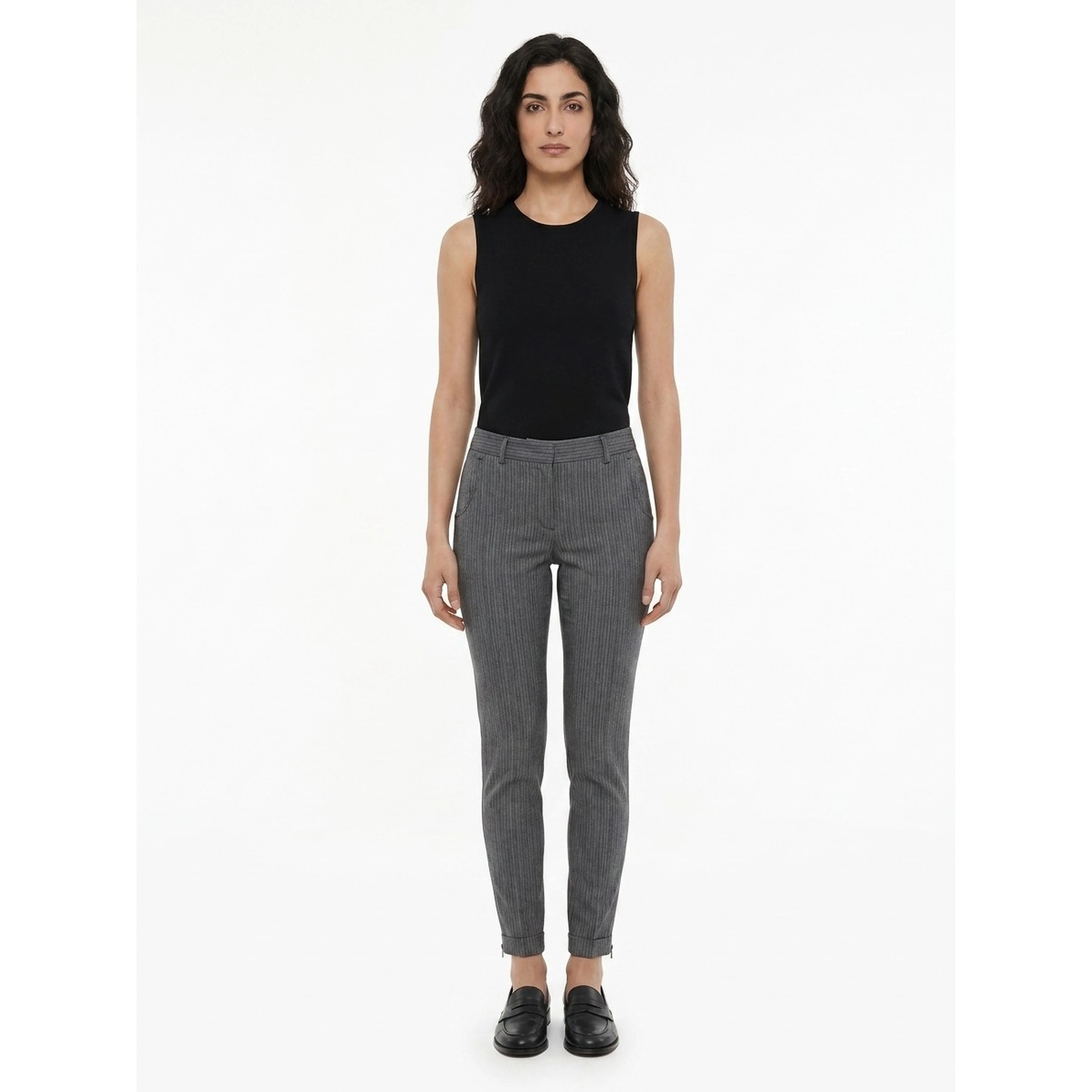 Multicolor Virgin Wool Casual Pants