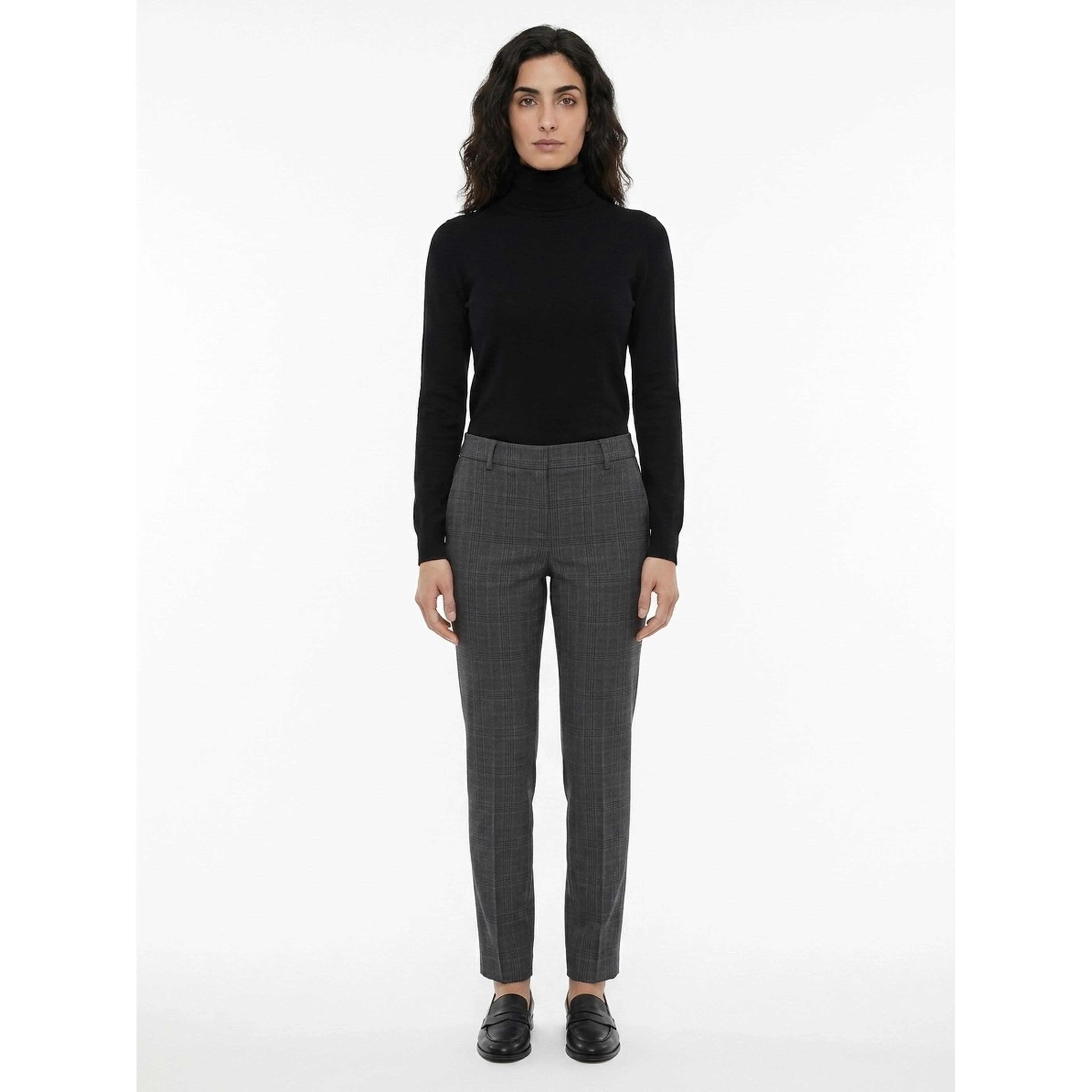 Multicolor Virgin Wool Dress Pants