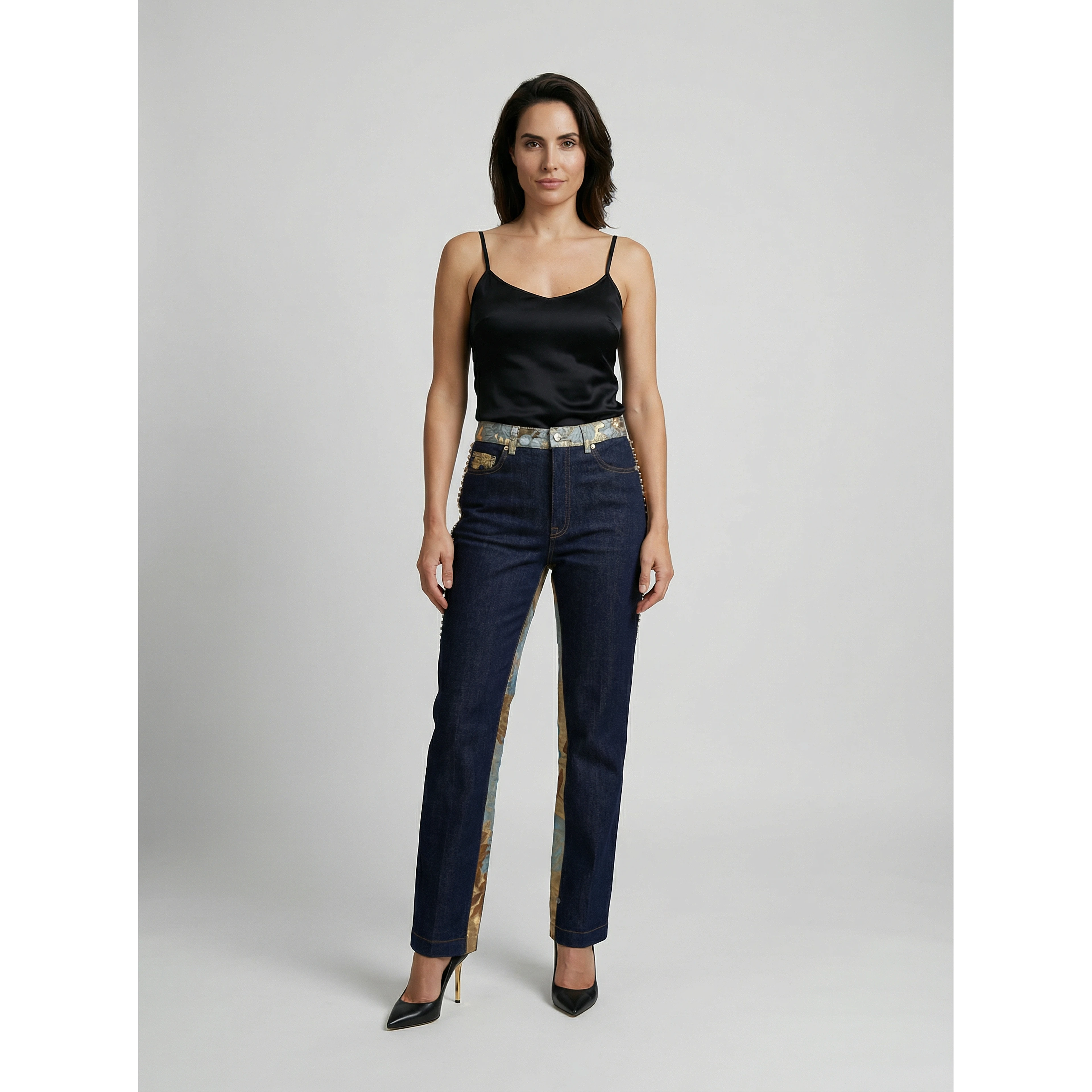 Blue Cotton Jeans Denim