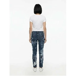 Blue Cotton Jeans Denim