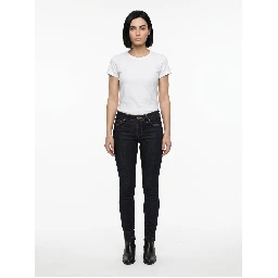 Blue Cotton Skinny Jeans