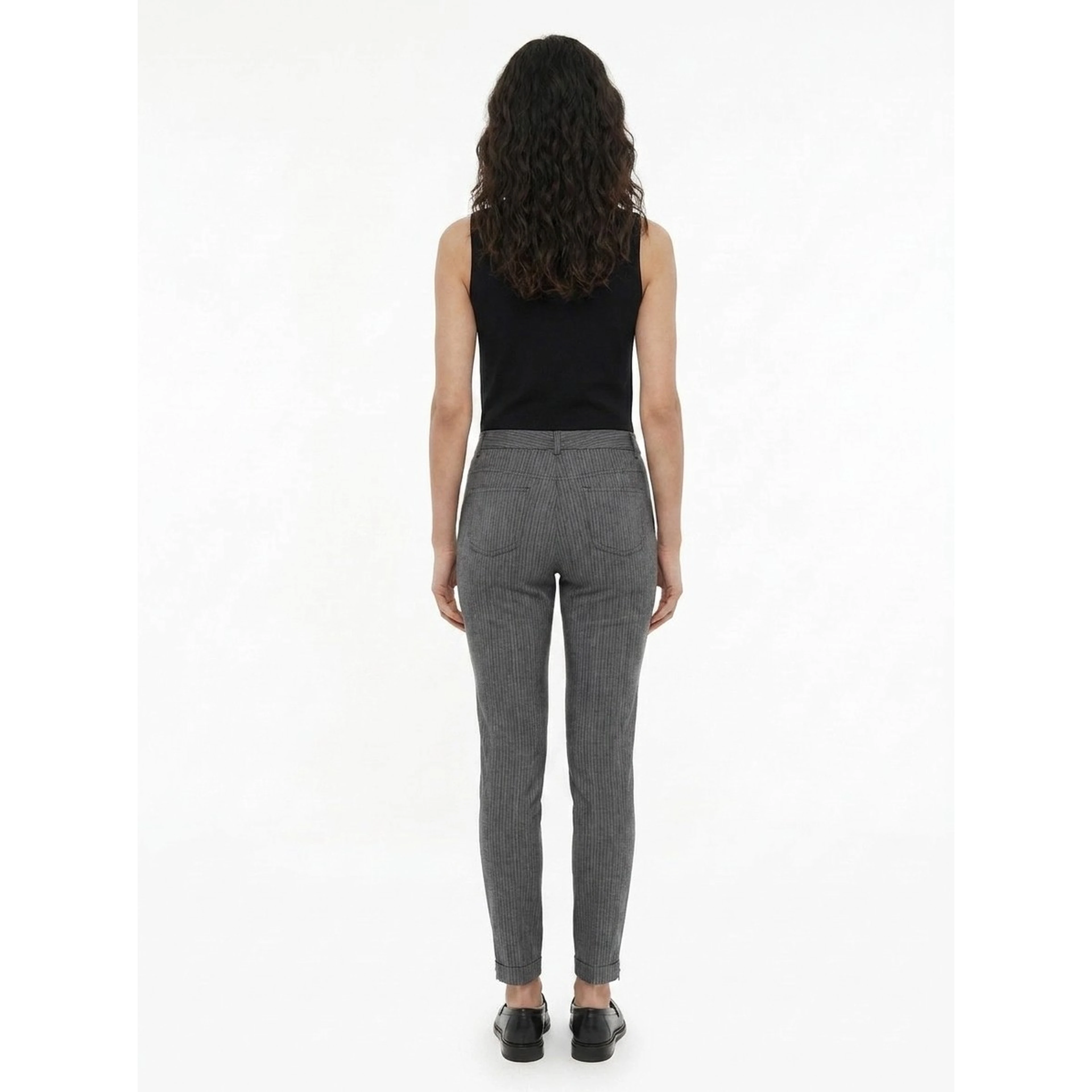 Multicolor Virgin Wool Casual Pants