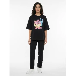 Black Cotton T-Shirt