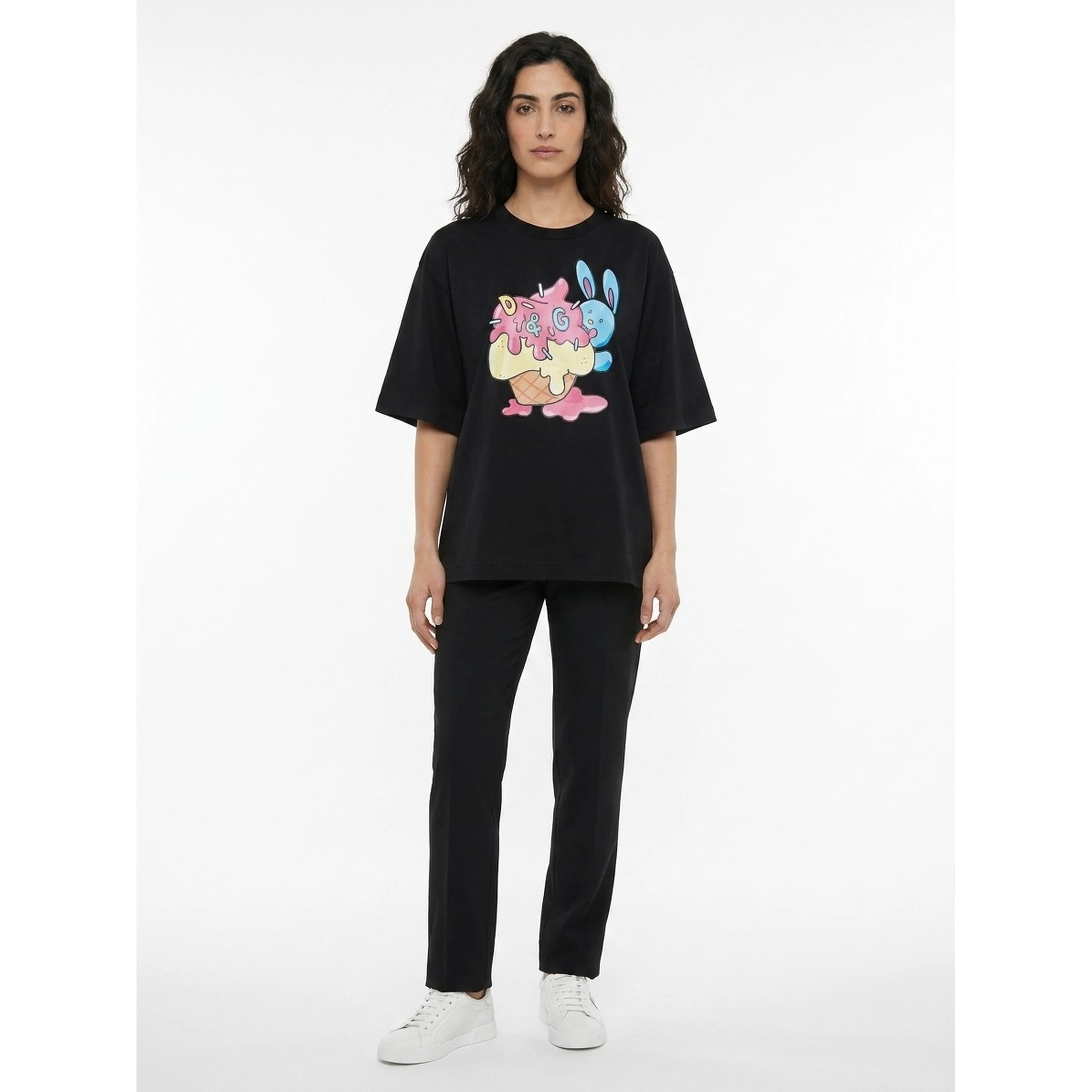 Black Cotton T-Shirt