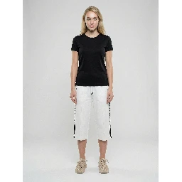 White Elastane T-Shirt