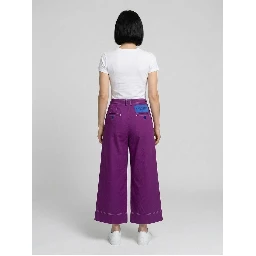 Purple Cotton Joggers (Workout Pants)