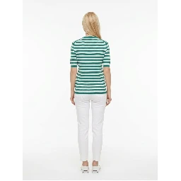 Blue Silk T-Shirt