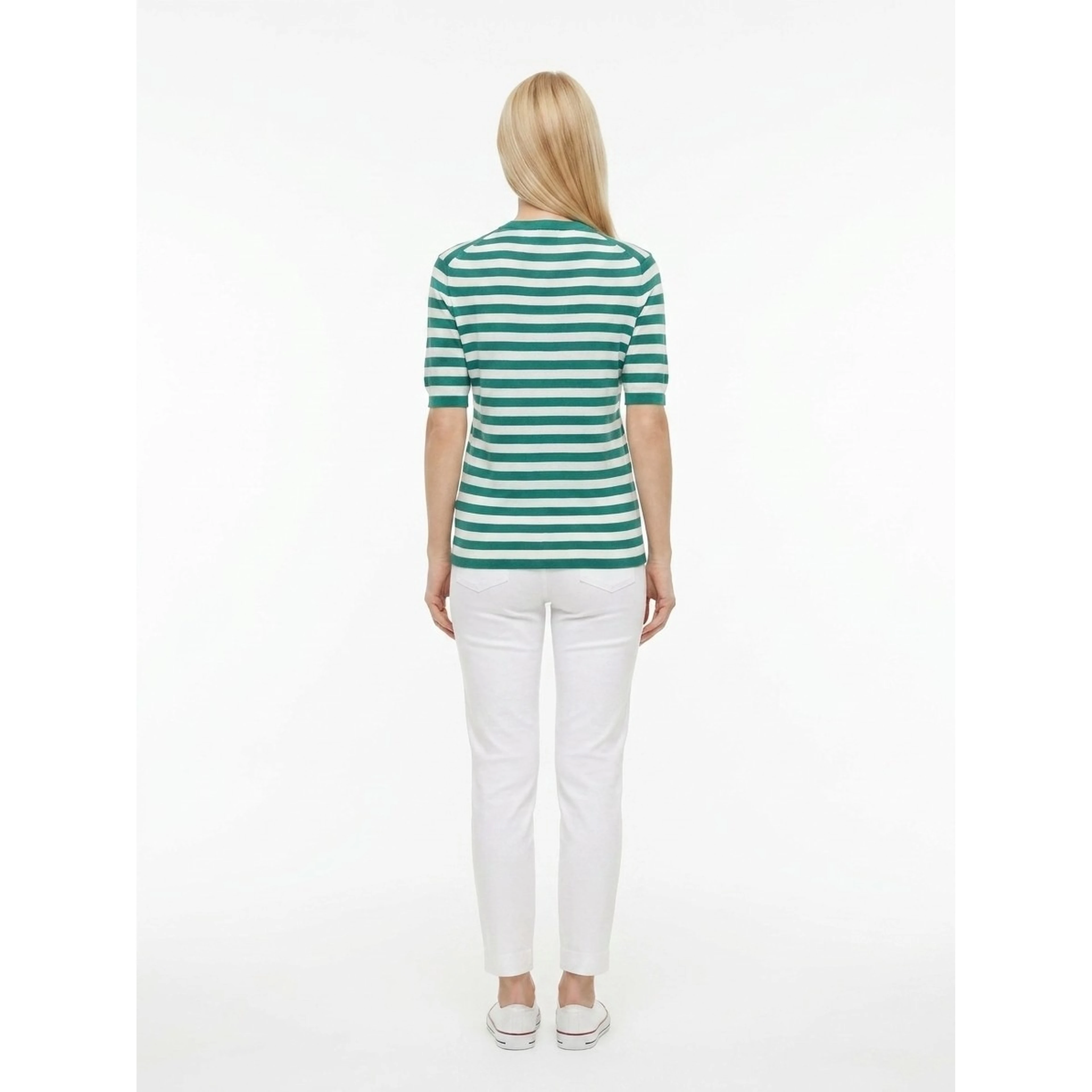Blue Silk T-Shirt