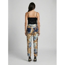 Blue Cotton Jeans Denim