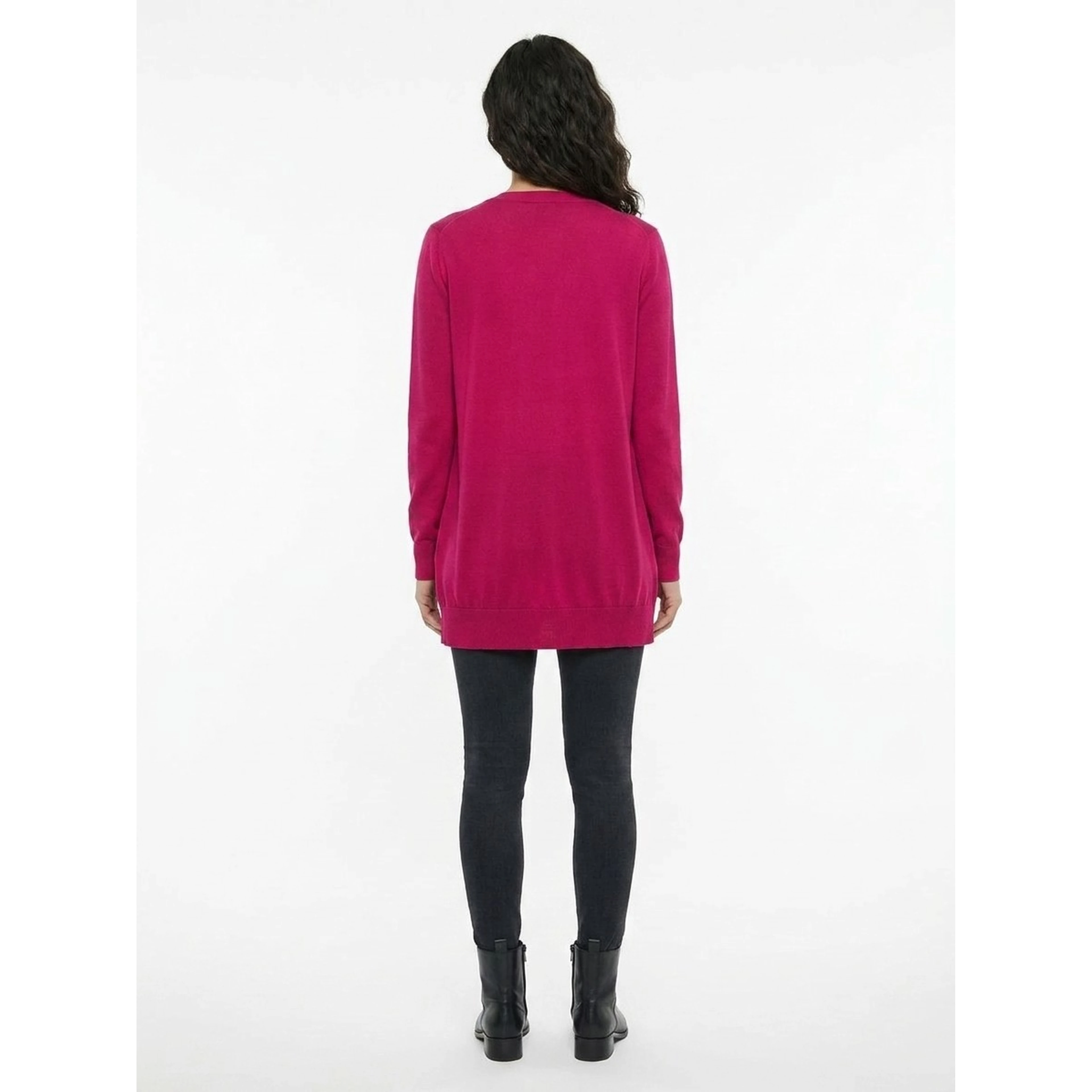 Pink Silk Cardigan