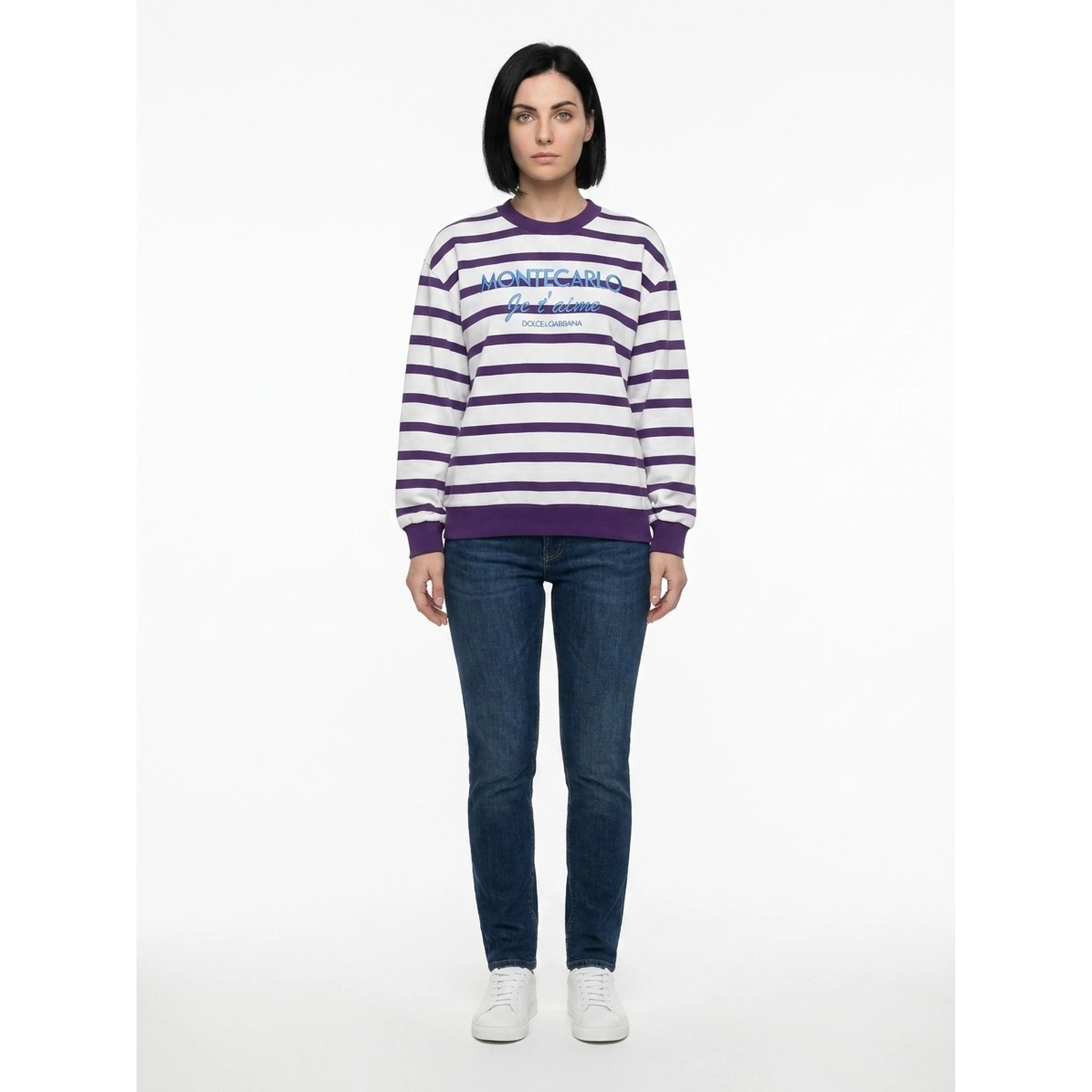 Bicolor Cotton Sweatshirt