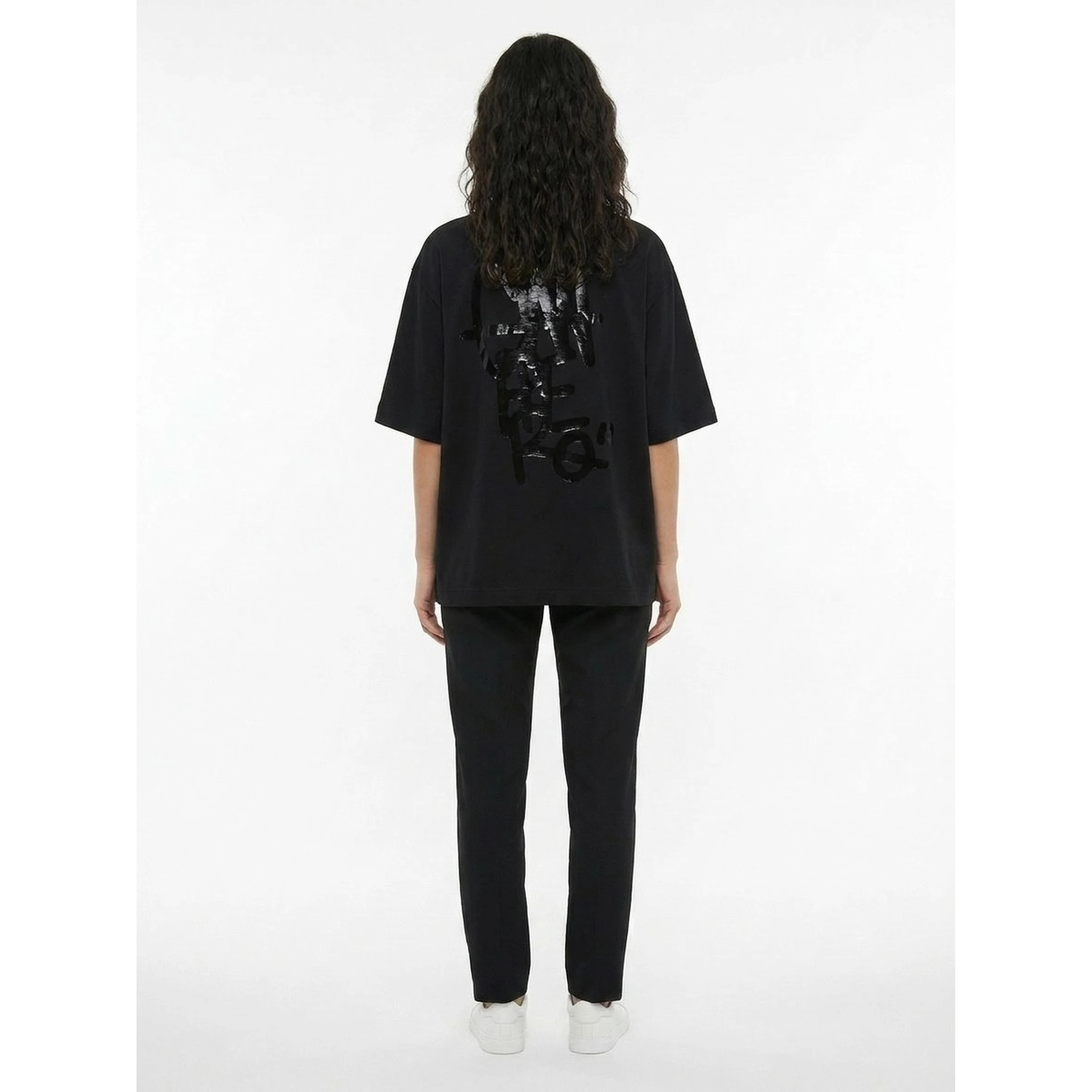 Black Cotton T-Shirt