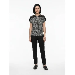 Blue Polyamide T-Shirt