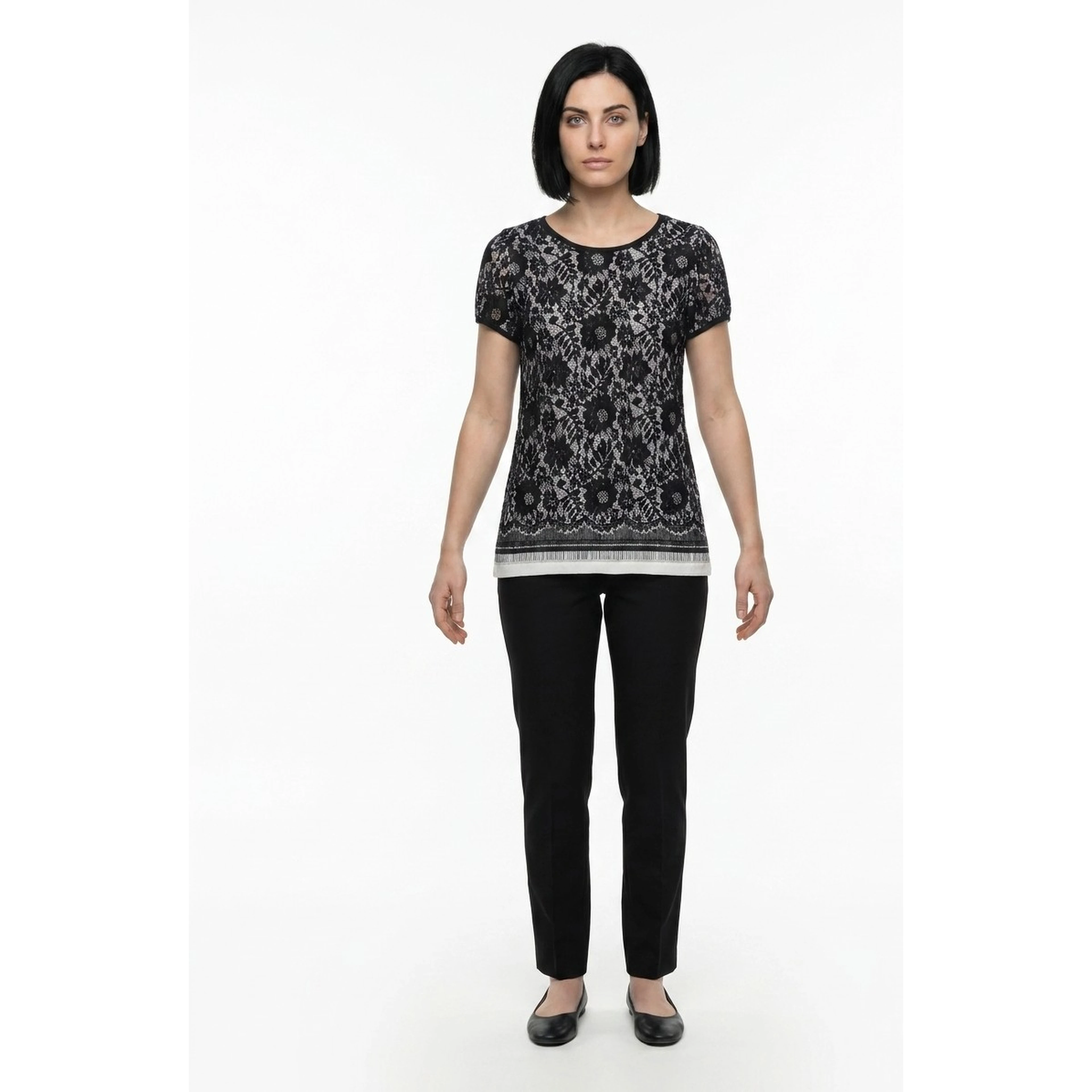 Multicolor Polyamide T-Shirt