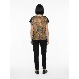 Blue Polyamide T-Shirt