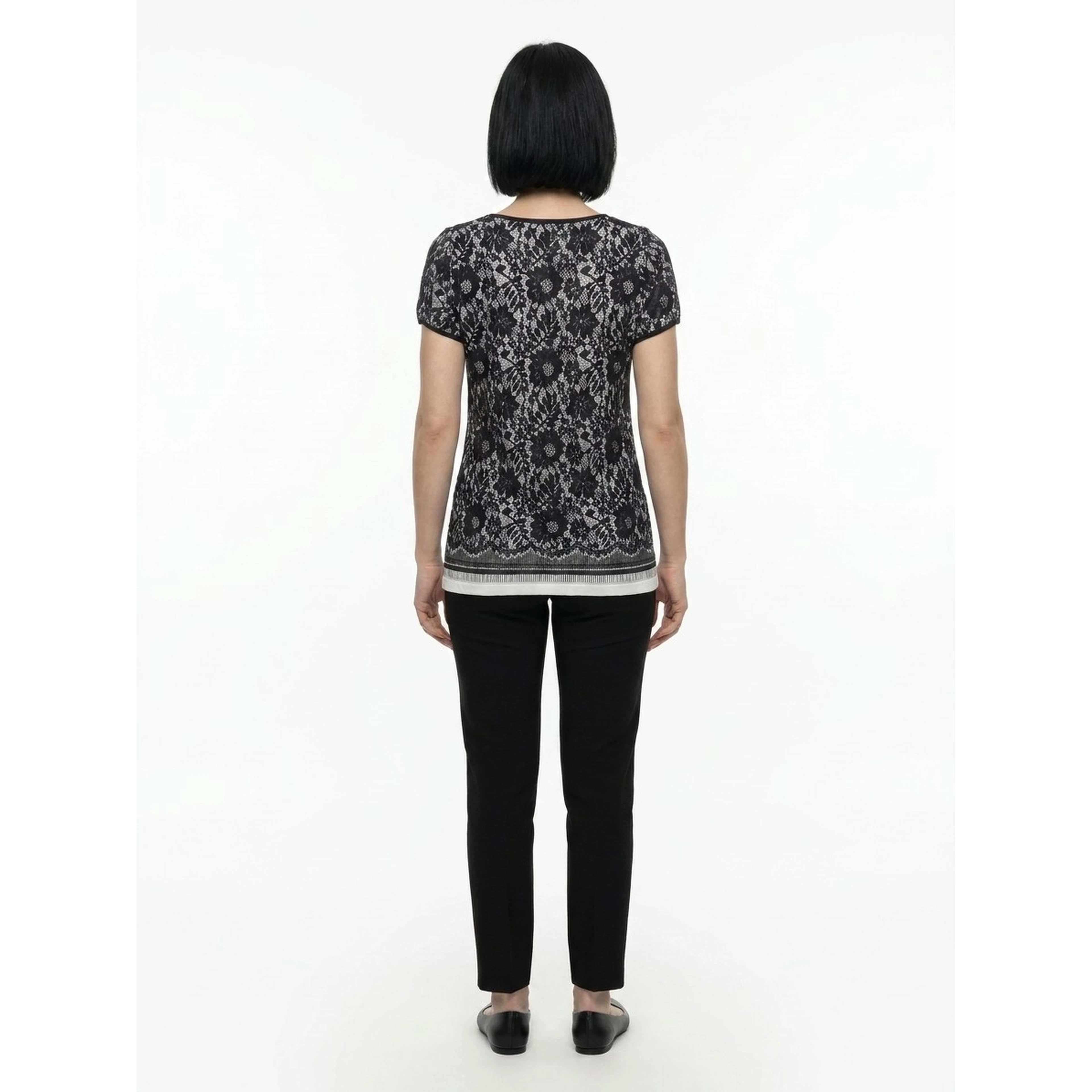 Multicolor Polyamide T-Shirt