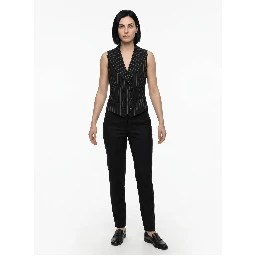 Multicolor Wool Waistcoat