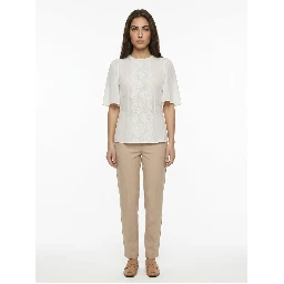 White Silk Blouse