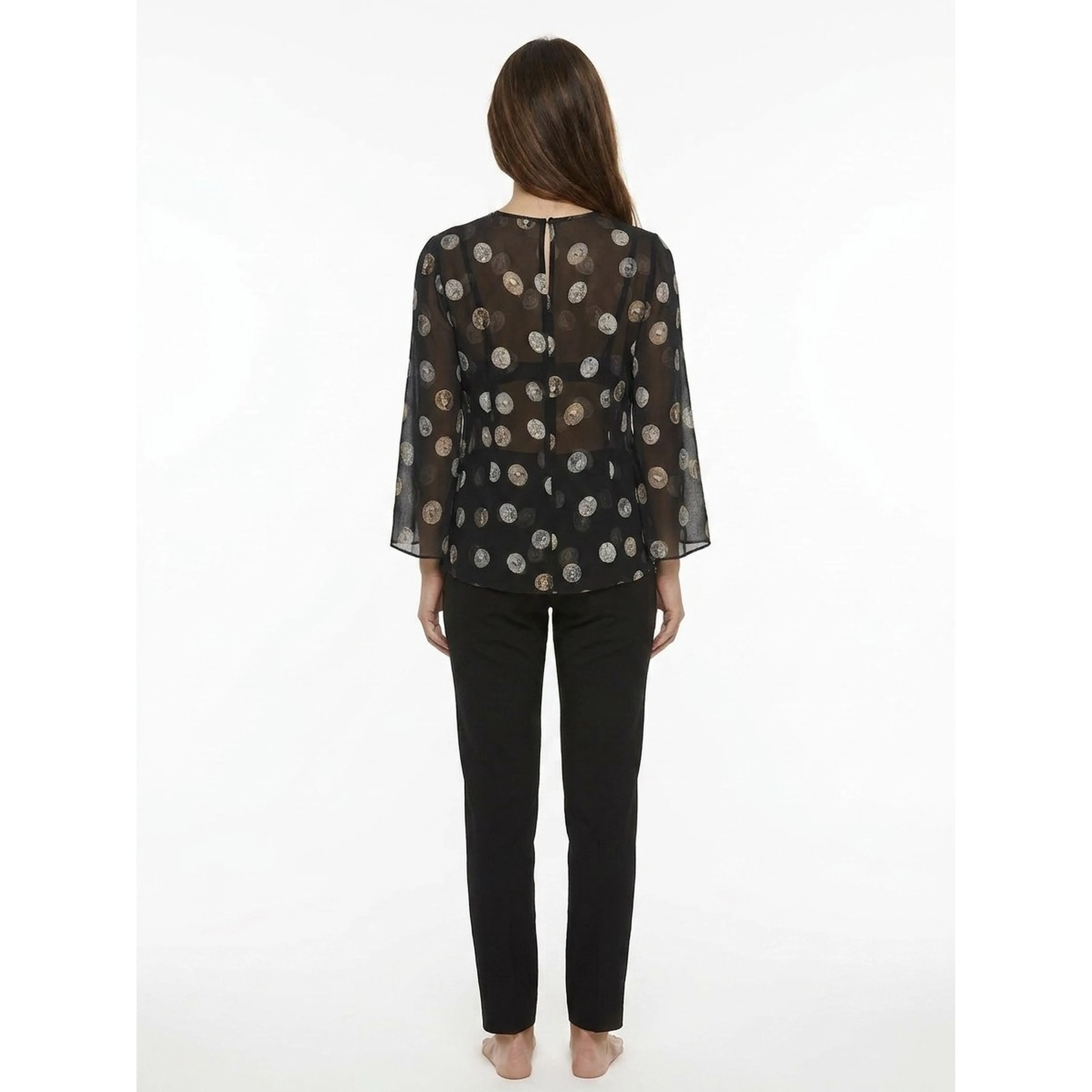 Multicolor Silk Pattern Shirt