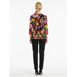 Multicolor Elastane Pattern Shirt