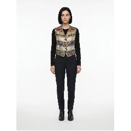 Multicolor Polyamide Waistcoat
