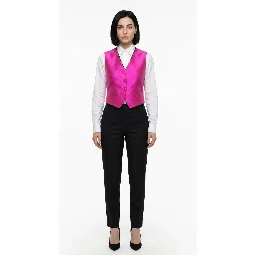 Pink Polyamide Waistcoat