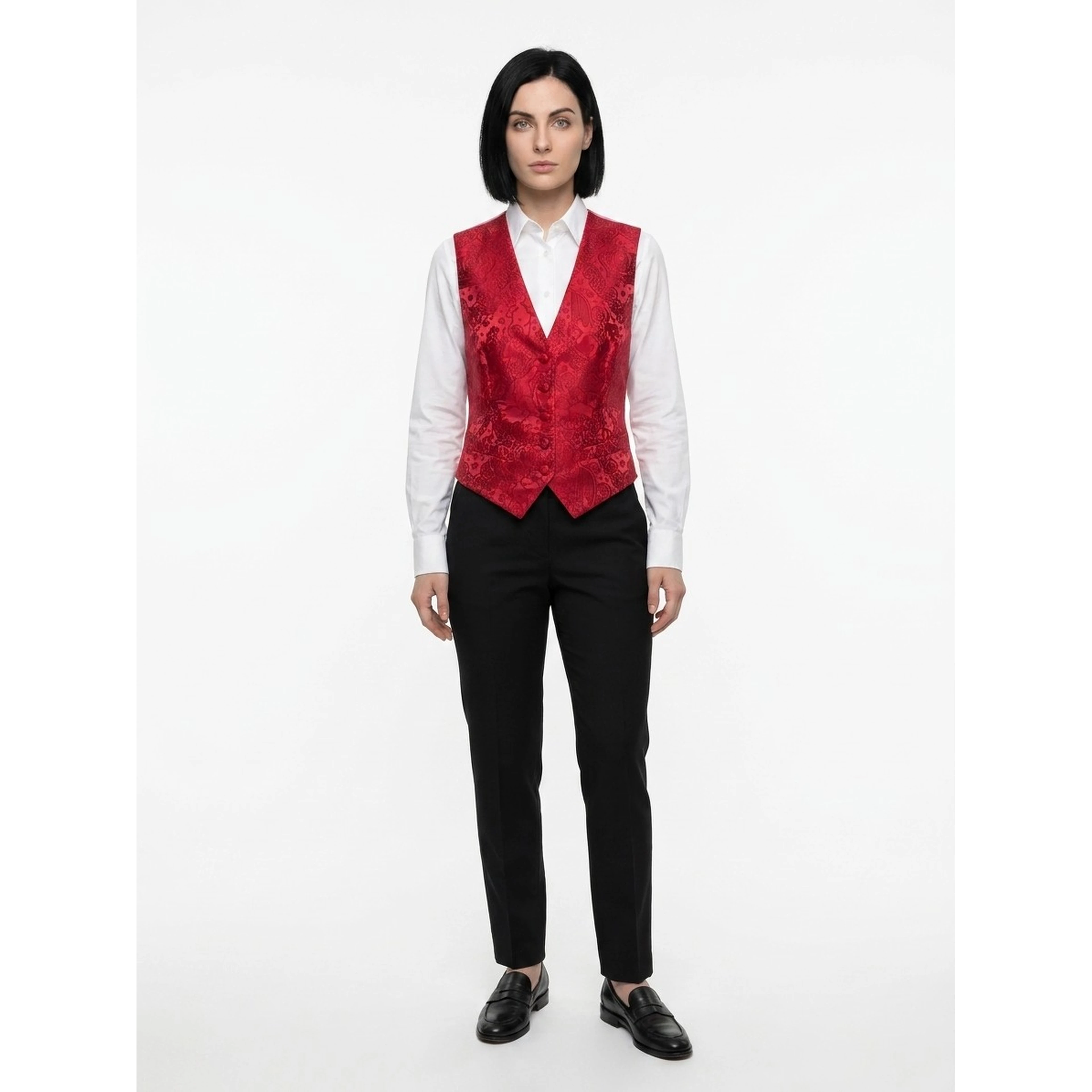 Multicolor Elastane Waistcoat