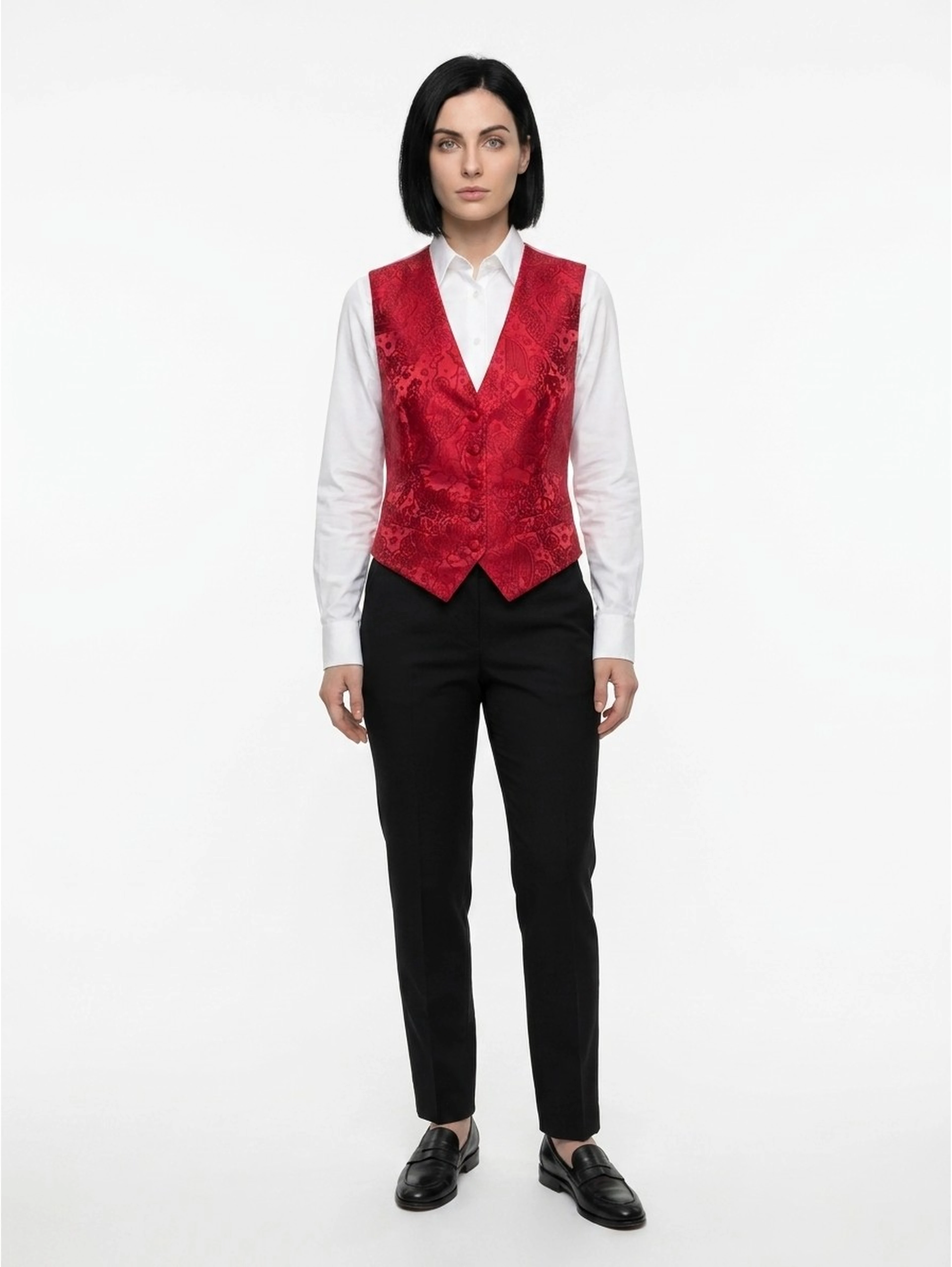 Multicolor Elastane Waistcoat
