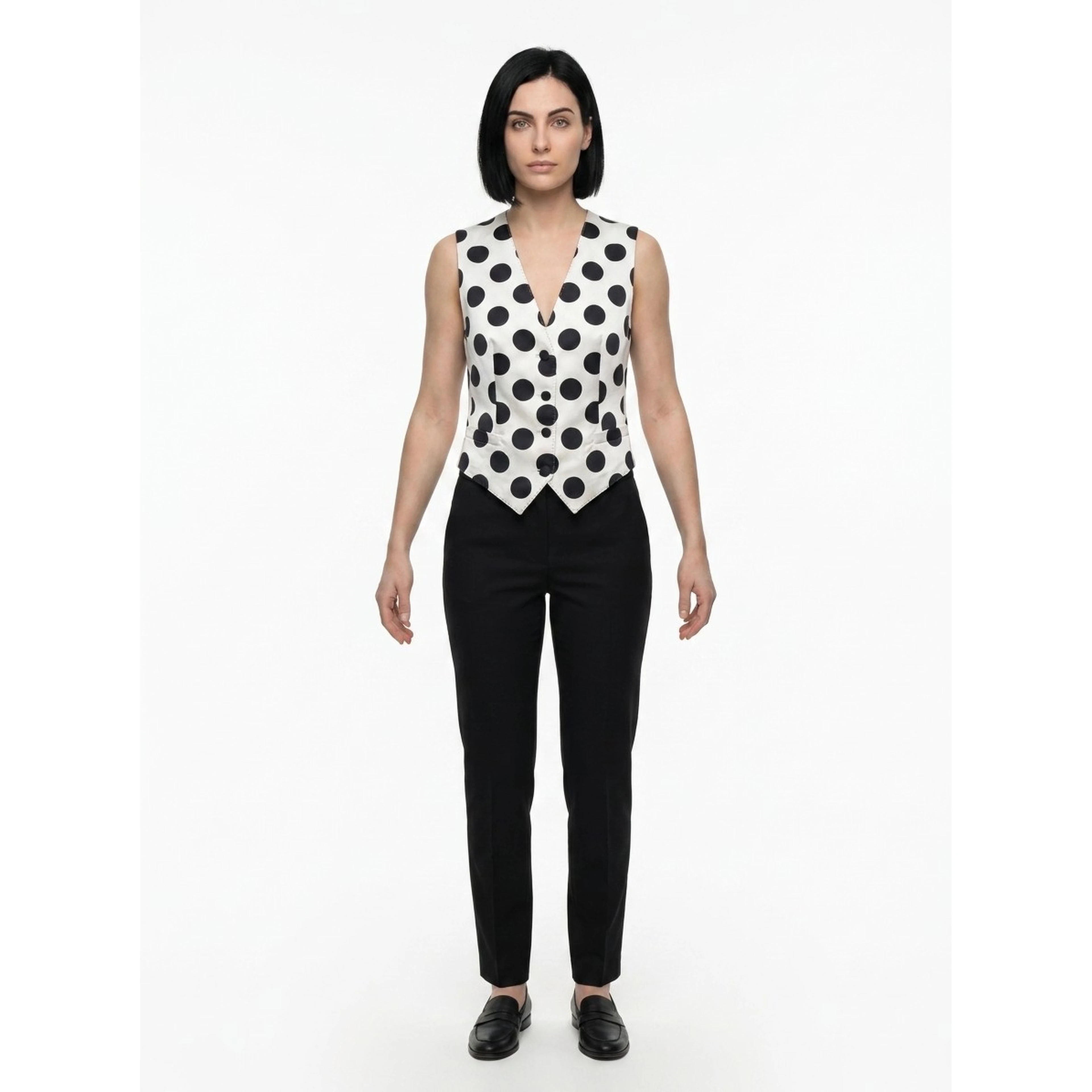 Multicolor Polyamide Waistcoat