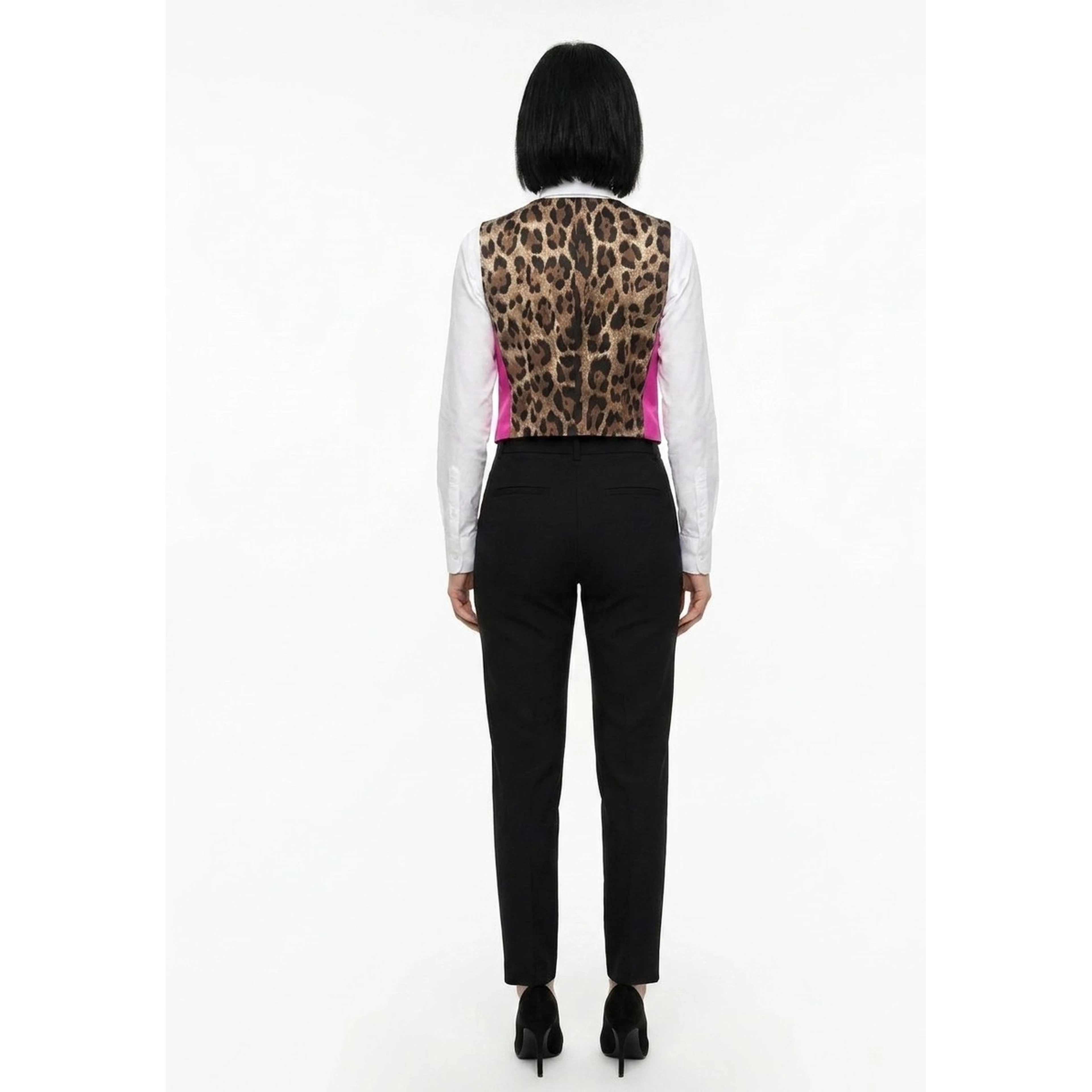 Pink Polyamide Waistcoat