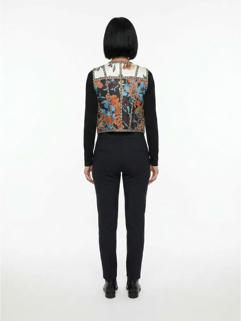 Multicolor Polyamide Waistcoat