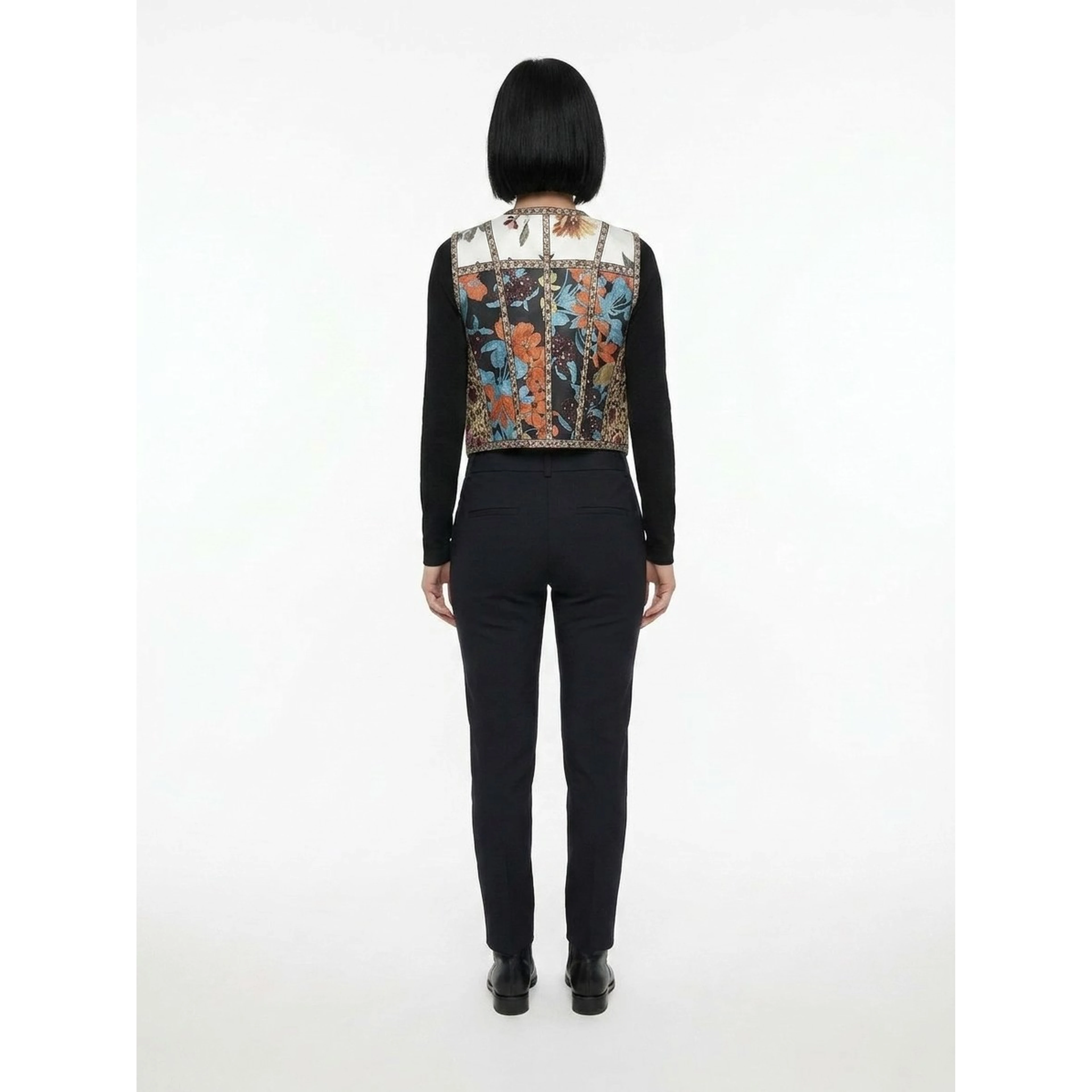 Multicolor Polyamide Waistcoat