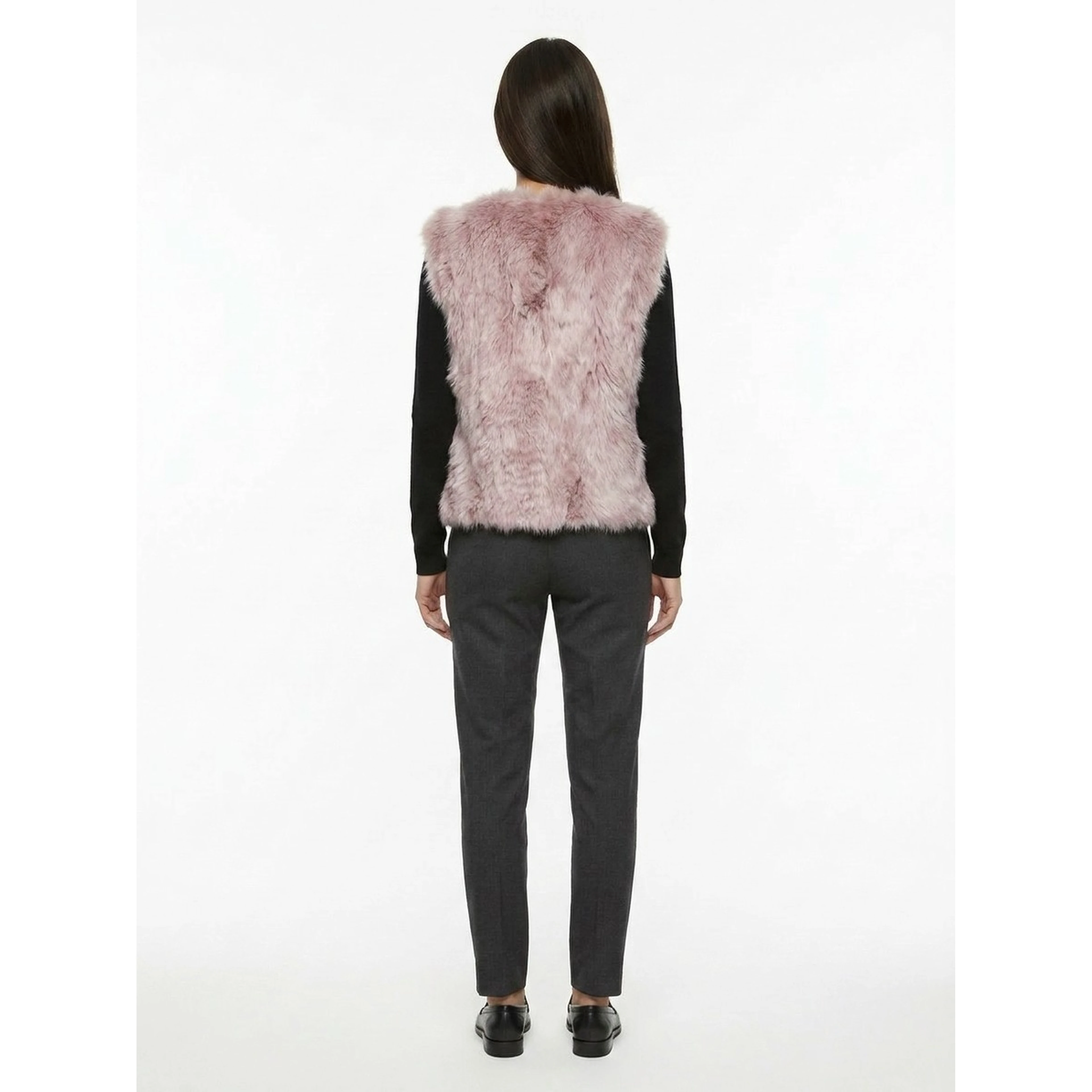 Pink Silk Sleeveless Jacket