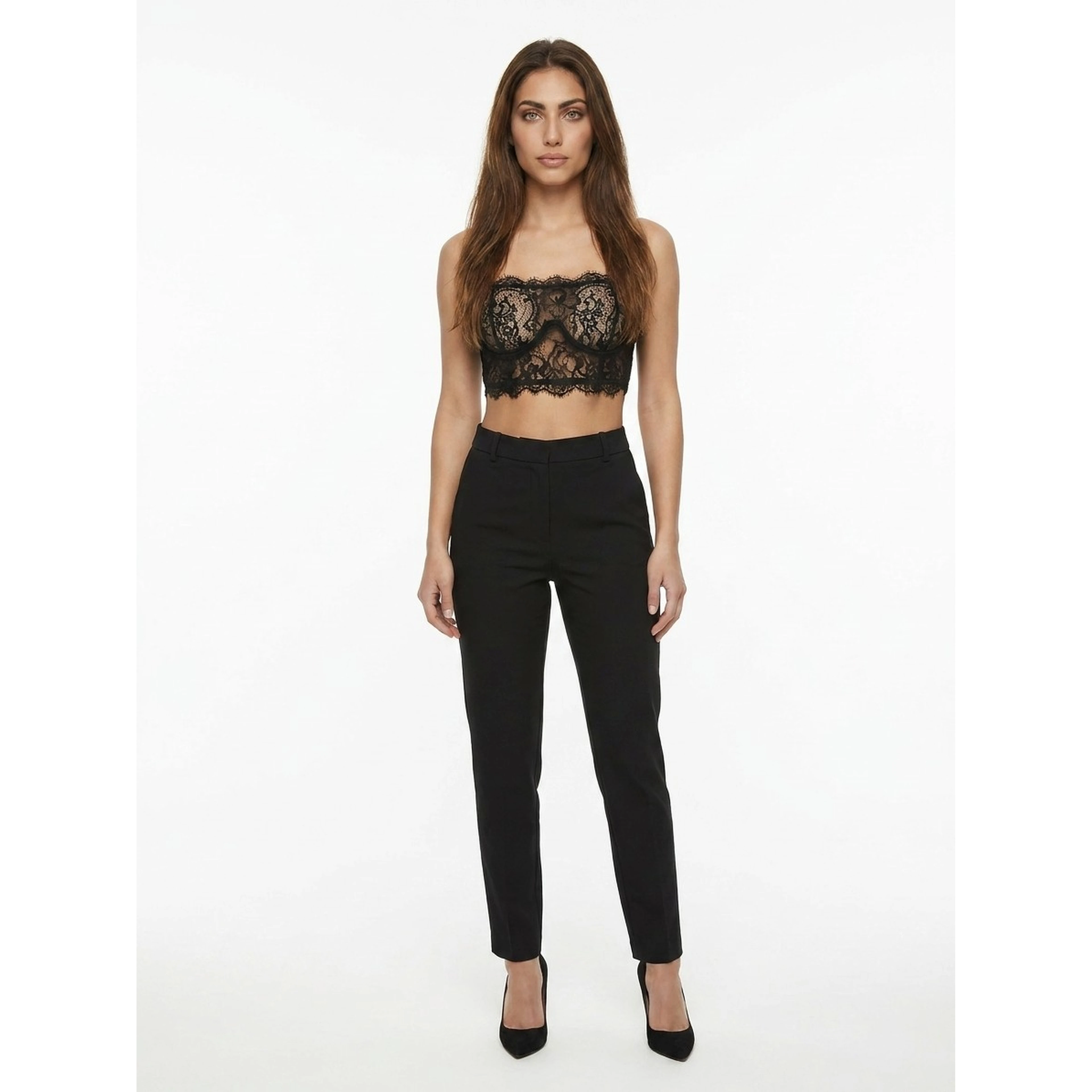 Black Elastane Bra