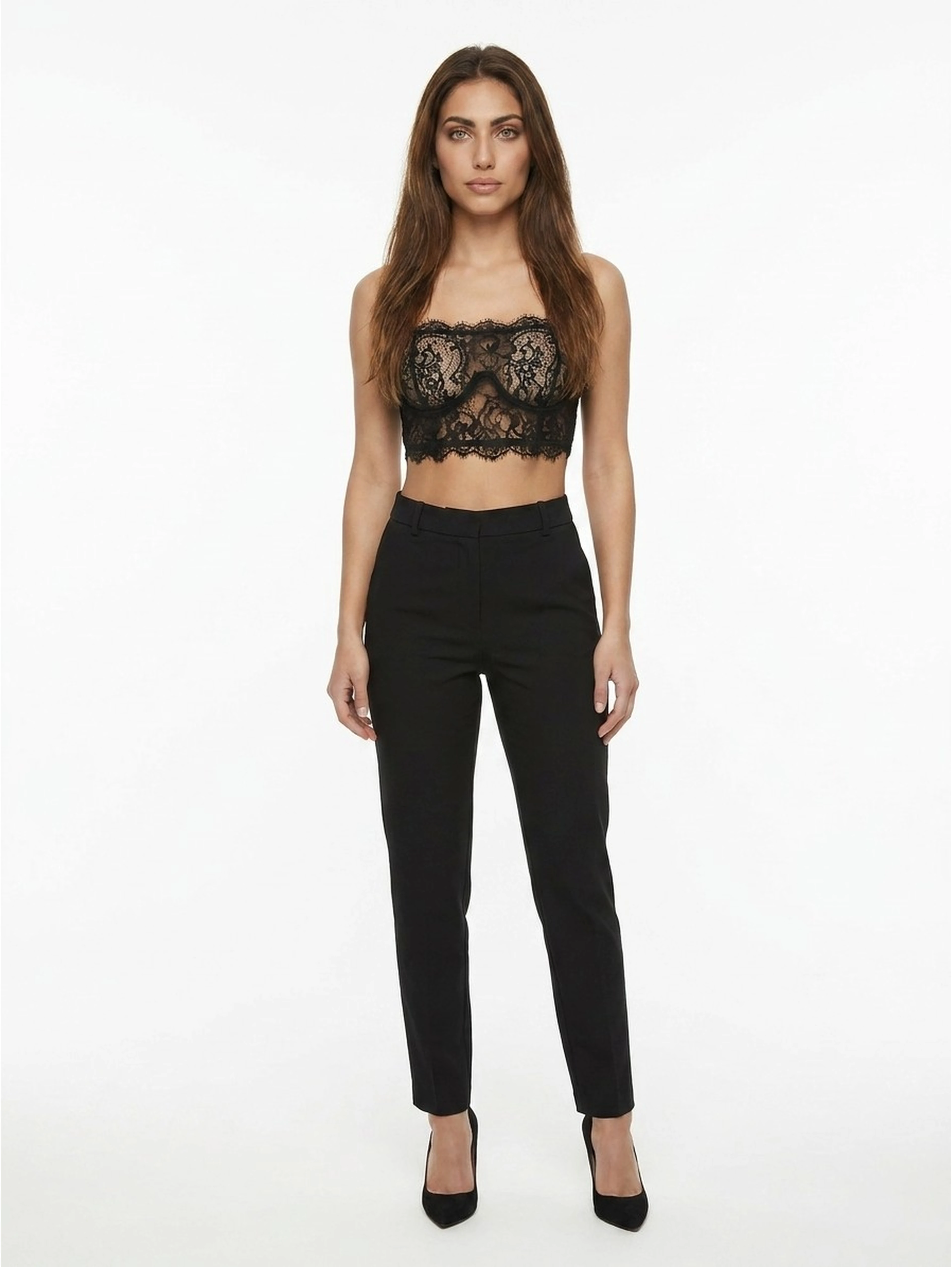 Black Elastane Bra