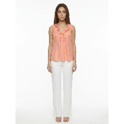 Pink Silk Blouse
